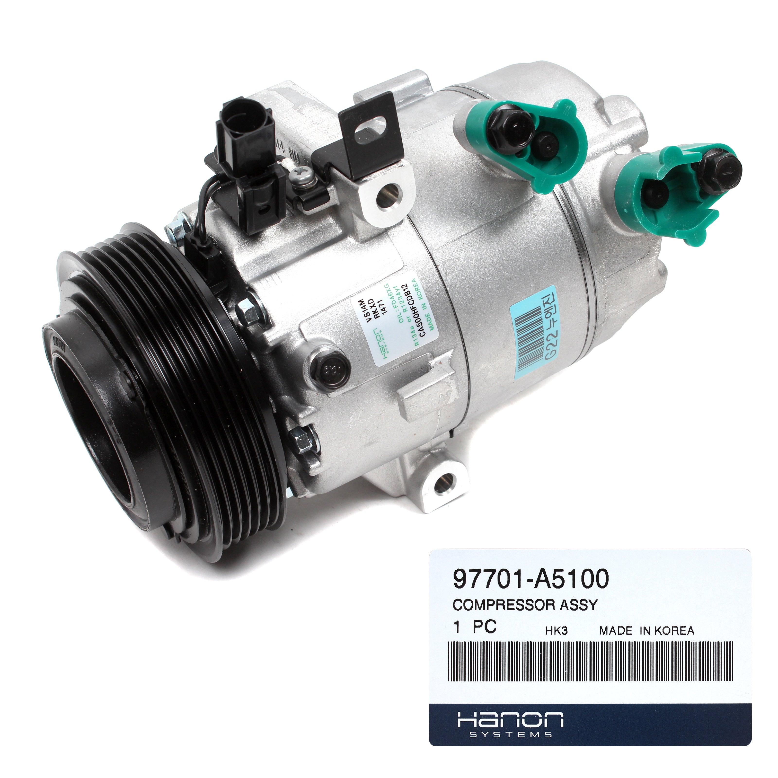 HANON OEM AC Compressor for 13-17 Elantra GT 14-18 Kia Forte 