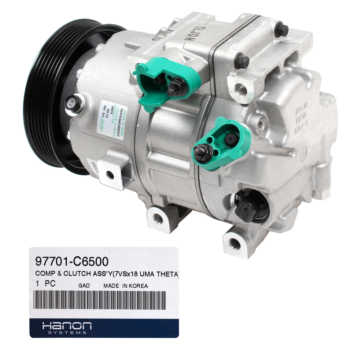 "OEM" A/C Compressor w/ Clutch for Kia Sorento 2.0L 2.4L 97701-C6500