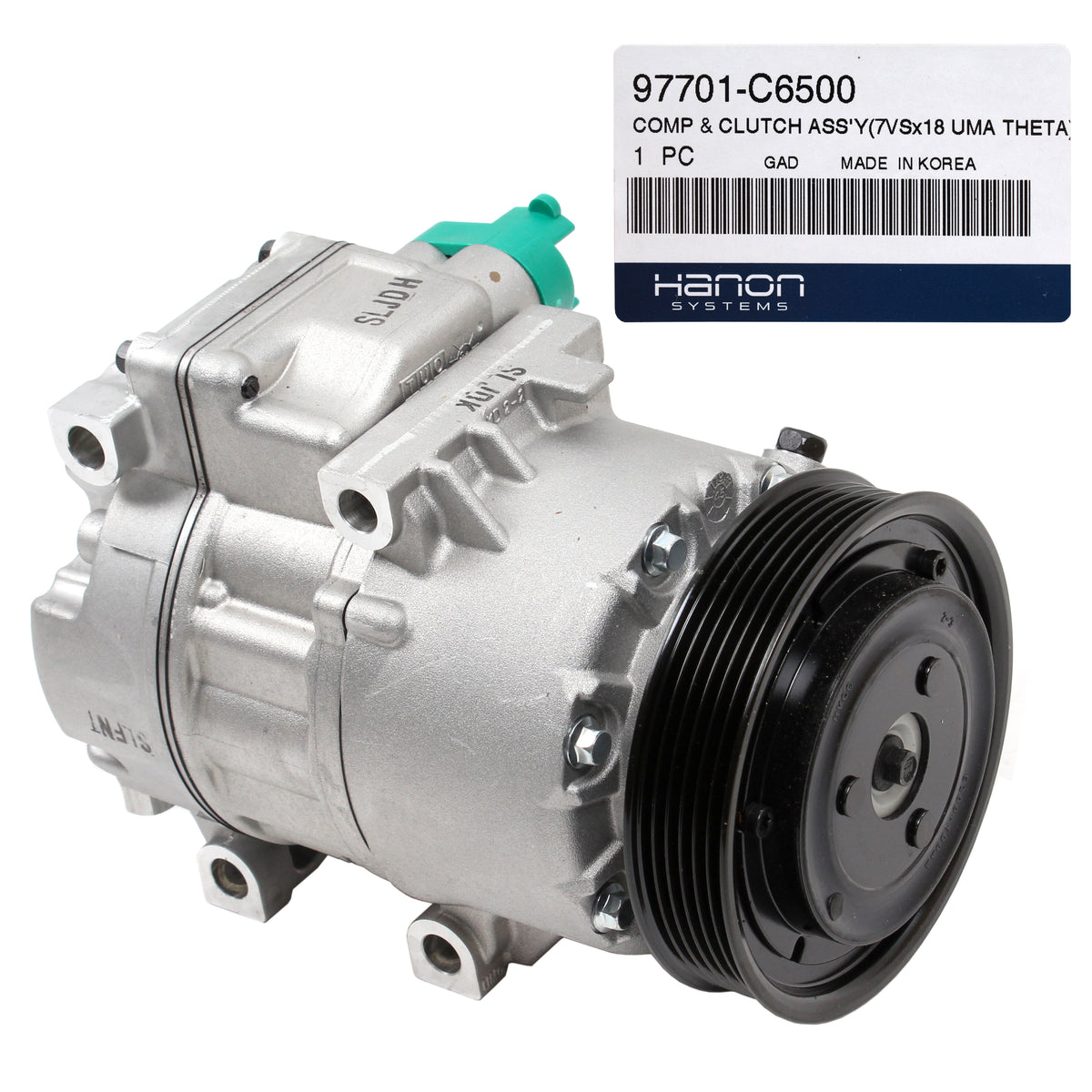 "OEM" A/C Compressor w/ Clutch for Kia Sorento 2.0L 2.4L 97701-C6500