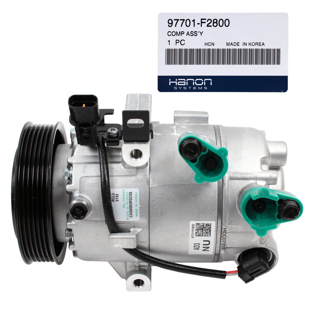 "OEM" A/C Compressor w/ Clutch for Hyundai Elantra Kia Forte 97701F2800