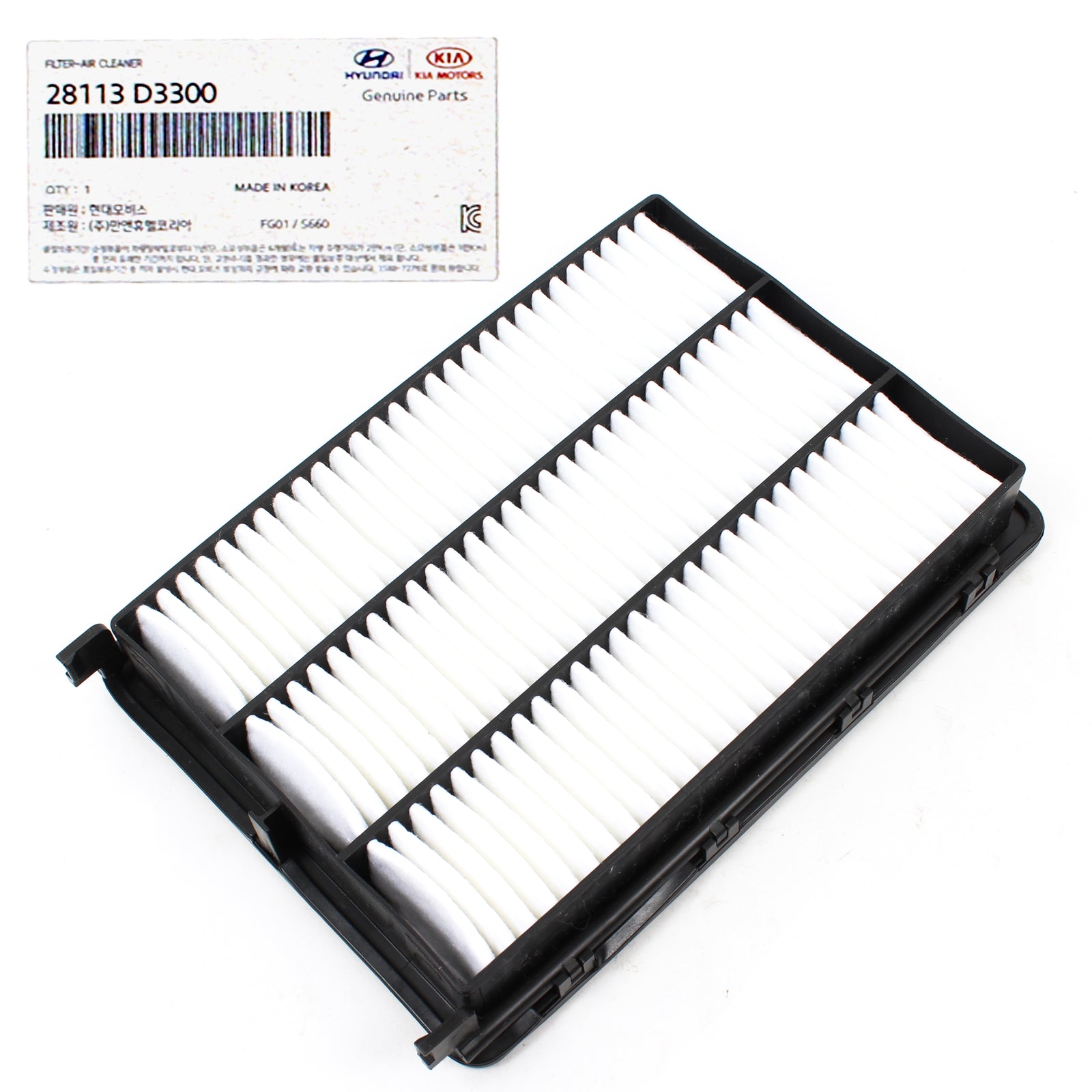 GENUINE Air Filter for 16-20 Hyundai Tucson 17-20 Kia Sportage 28113D3300