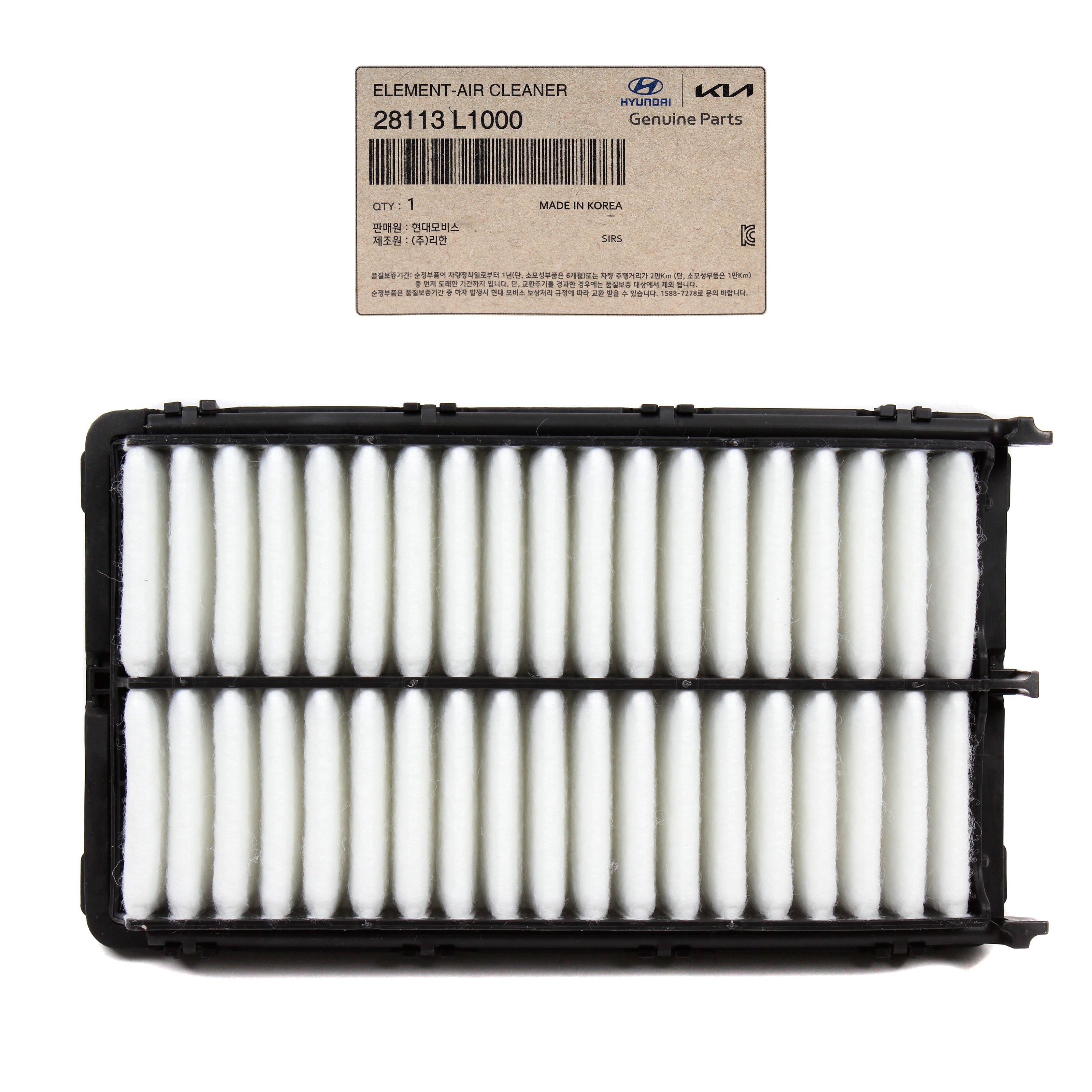 GENUINE OEM Air Filter for 2020 2022 Santa Cruz Santa Fe Sonata