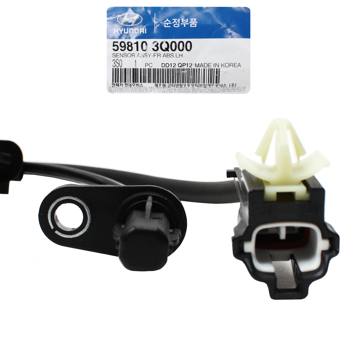 GENUINE OEM Hyundai Sonata 2011-15 for ABS Speed Sensor FRONT LEFT 598103S900
