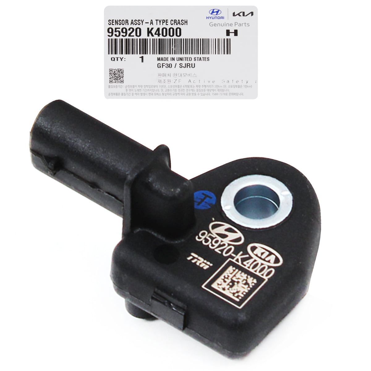 GENUINE Side Impact Sensor for 19-21 Hyundai Kona Veloster N 95920K4000