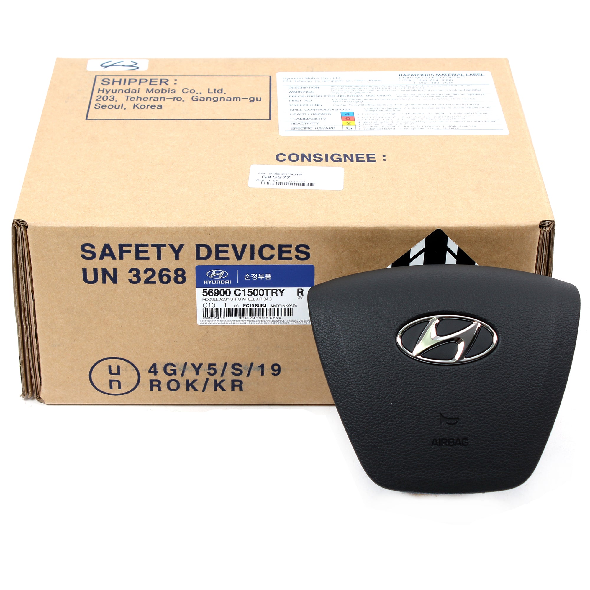 GENUINE Steering Wheel Air Bag for 2015-2017 Hyundai Sonata 56900C1500TRY
