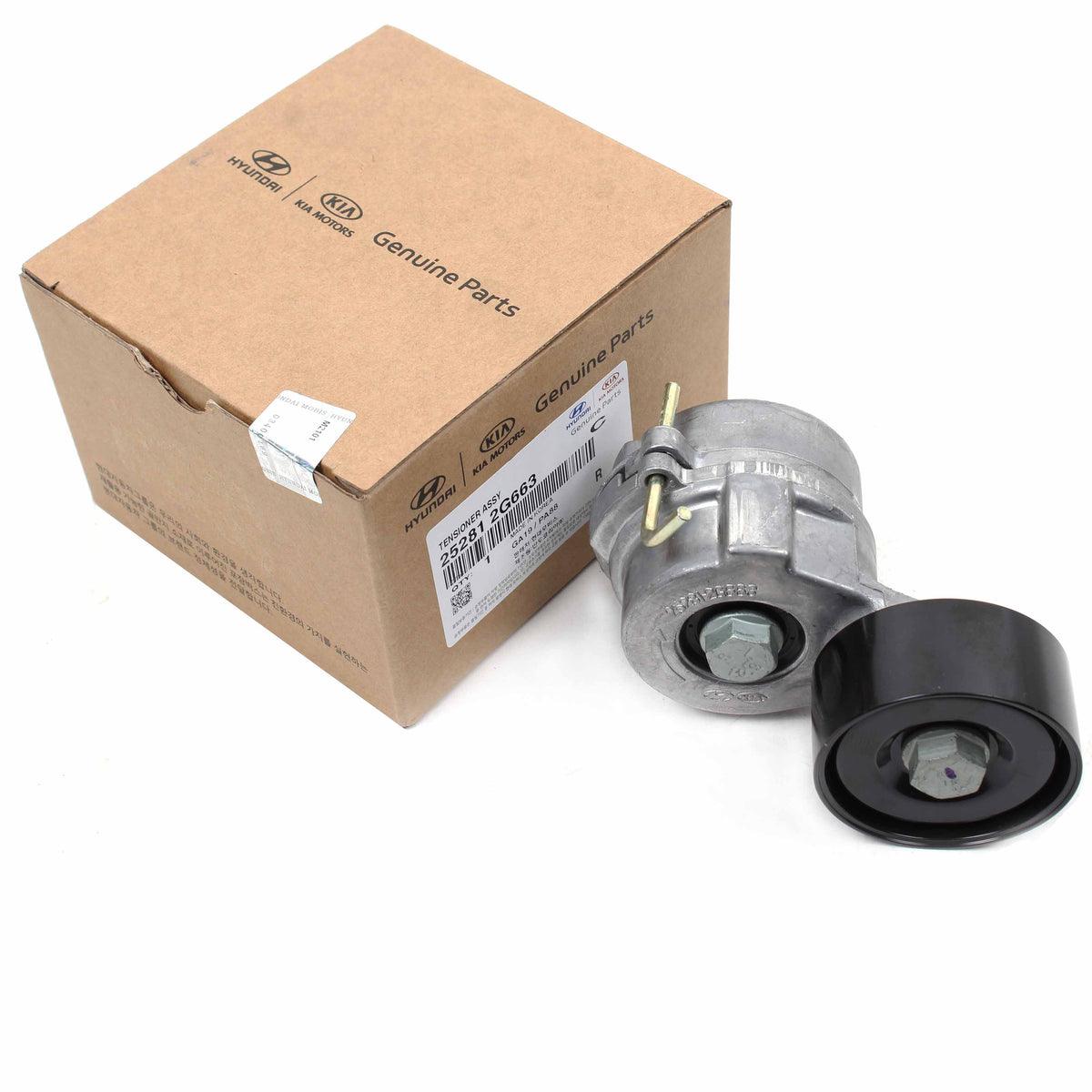 GENUINE Belt Tensioner set for 11-16 Hyundai Sonata Kia Optima HYBRID 252812G663