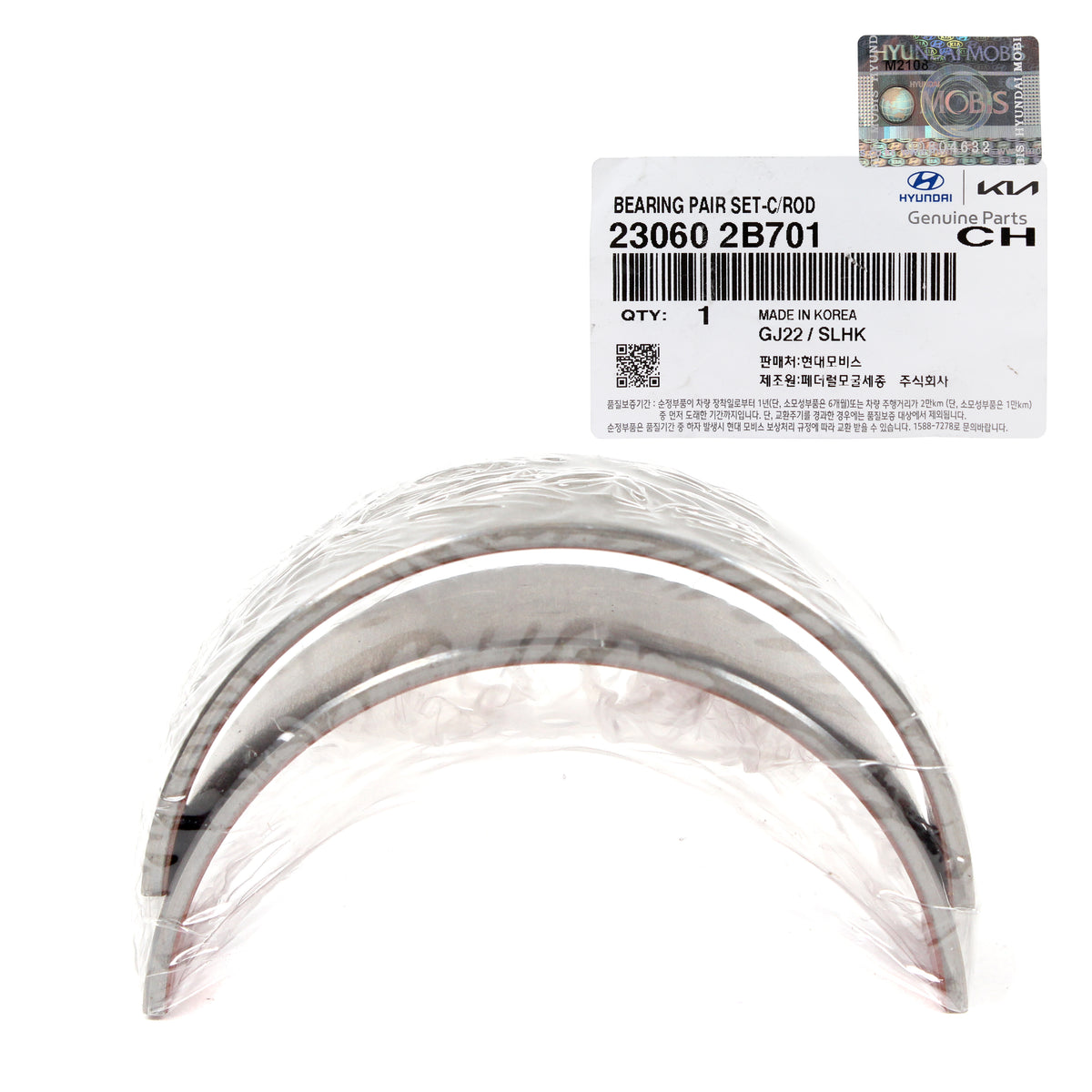 GENUINE Hyundai Kia 1.6L Turbo 13-20 for Connecting Rod Bearings 23060-2B701