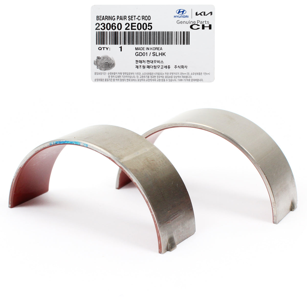 GENUINE Connecting Rod Bearing for 11-20 Elantra Tucson Soul Forte 1.8L 2.0L