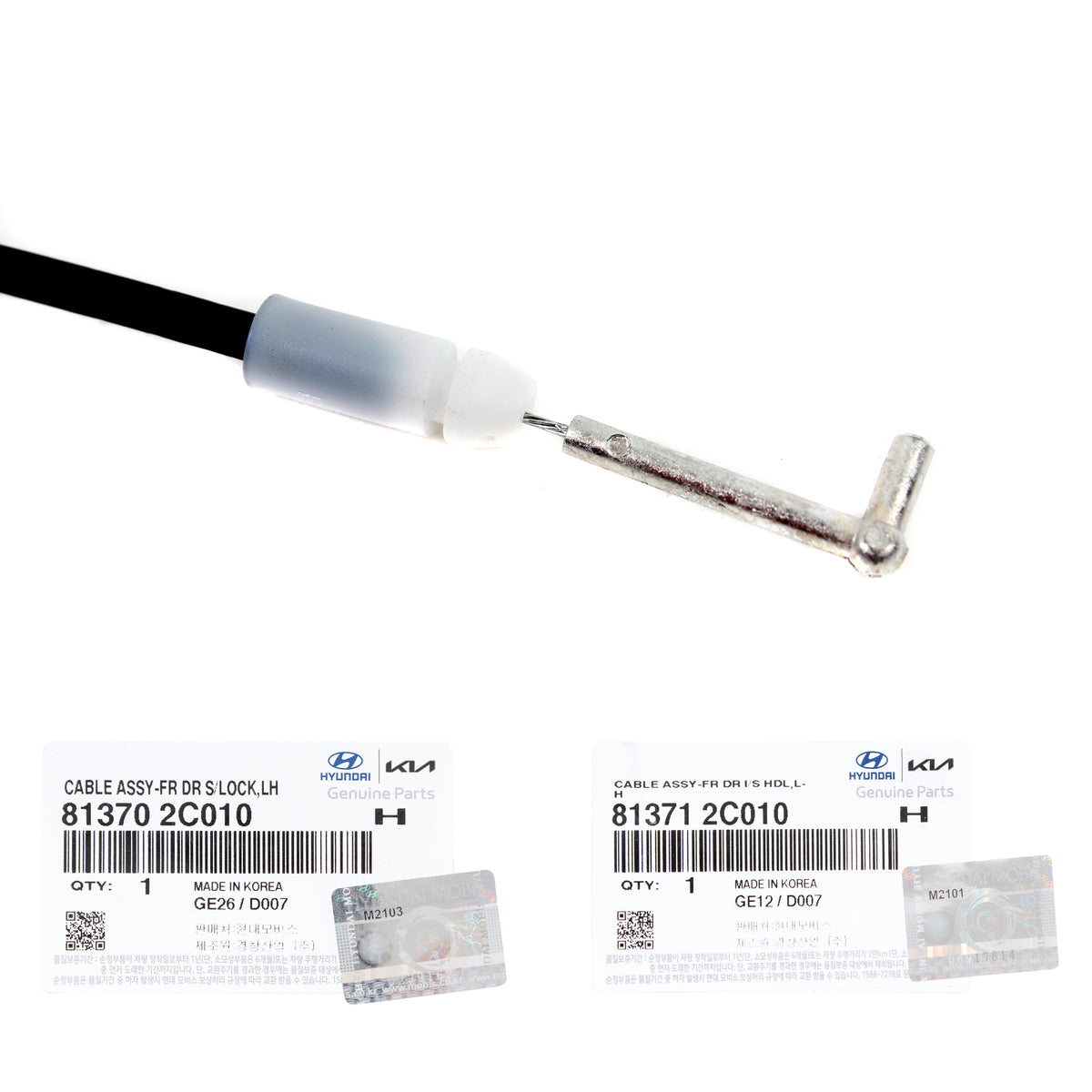 GENUINE Front Door Cables LEFT &amp; RIGHT for 03-08 Hyundai Tiburon 813702C010