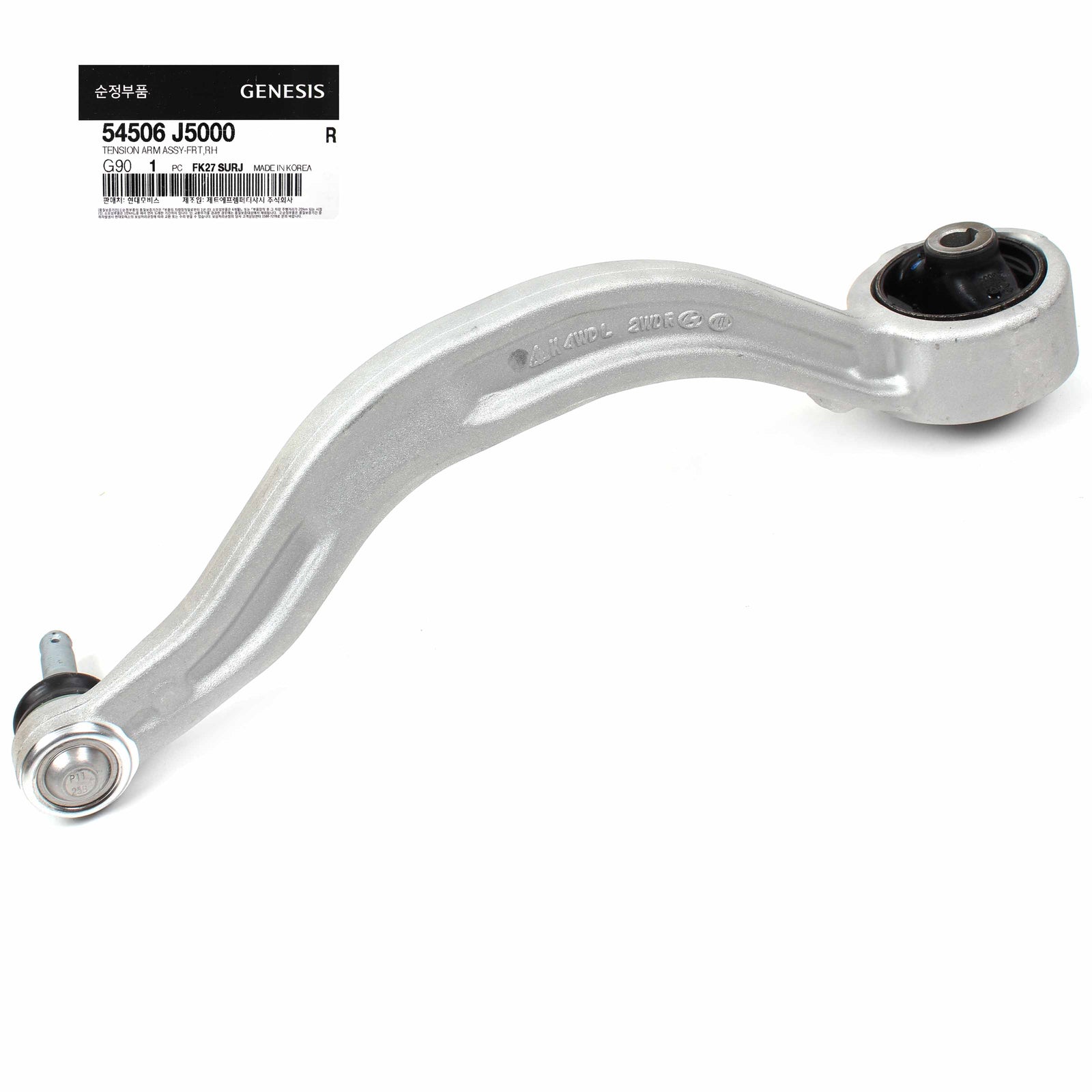 GENUINE Lower Control Arm Tension FRONT RIGHT for 18-21 G70 Stinger 54506J5000