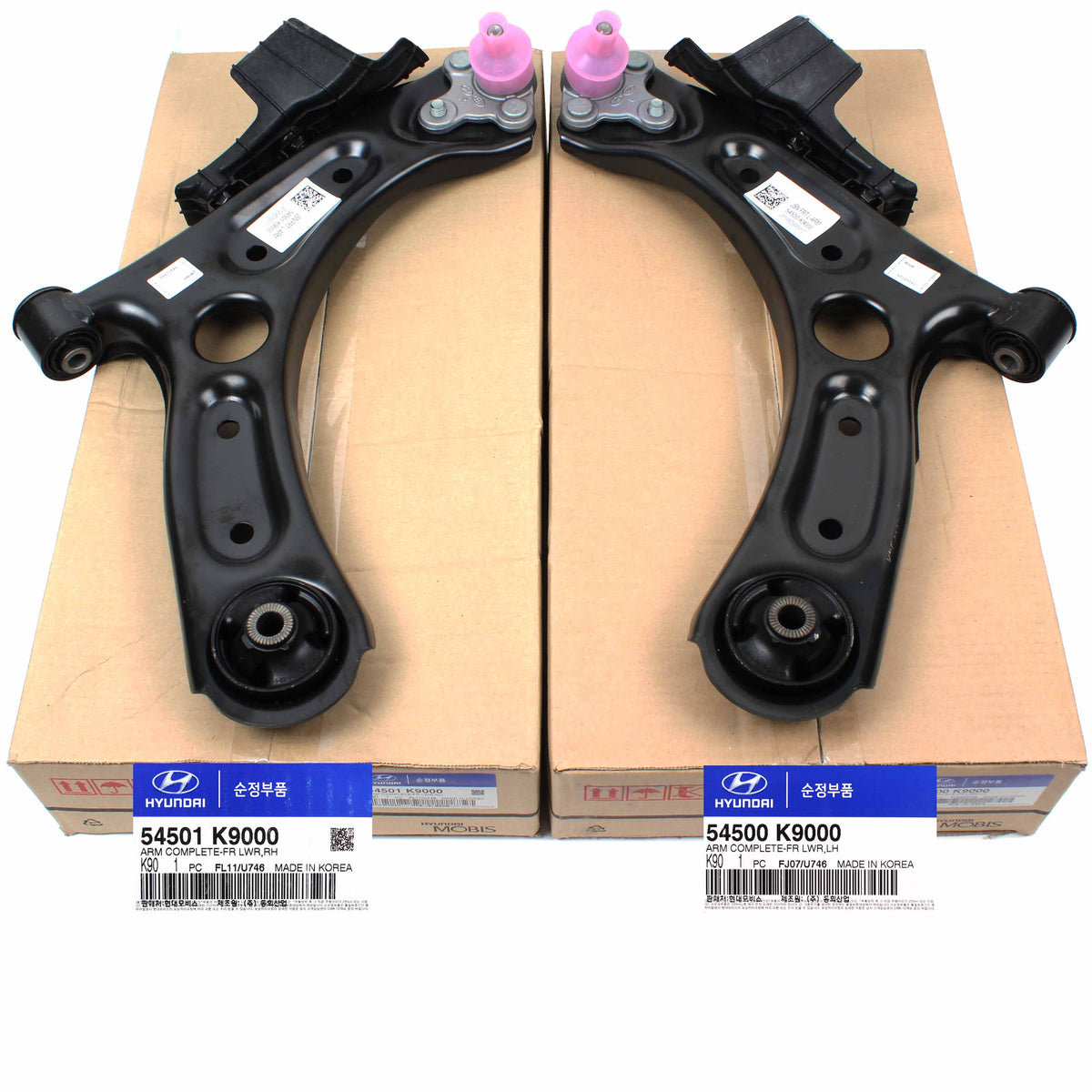 OEM Control Arm FRONT LEFT &amp; RIGHT for Hyundai 2019-2021 Veloster N 54501K9000