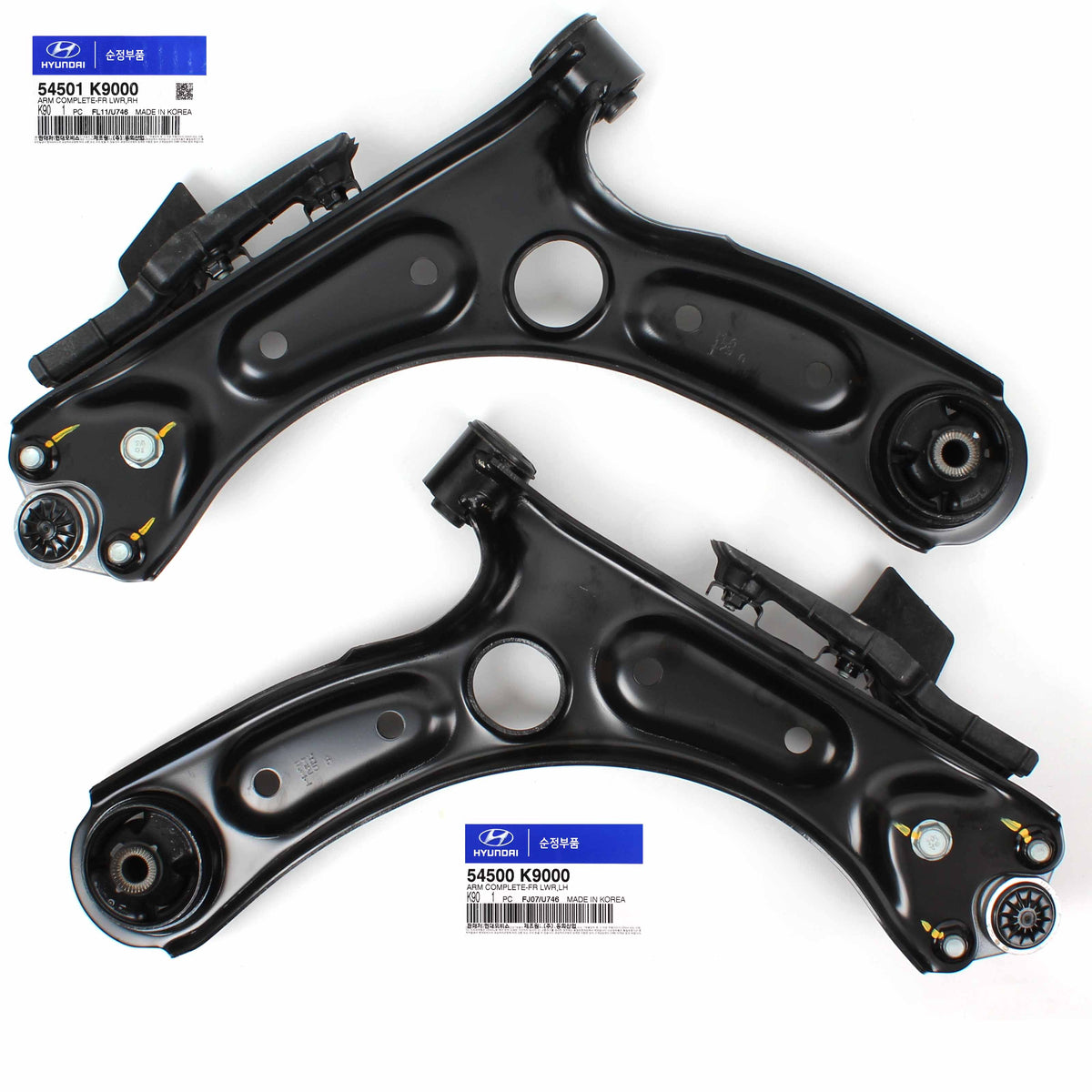 OEM Control Arm FRONT LEFT &amp; RIGHT for Hyundai 2019-2021 Veloster N 54501K9000