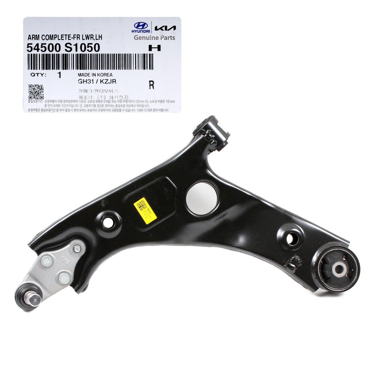 OEM Control Arm Lower FRONT LEFT DRIVER for 19-20 Hyundai Santa Fe 54500S1050