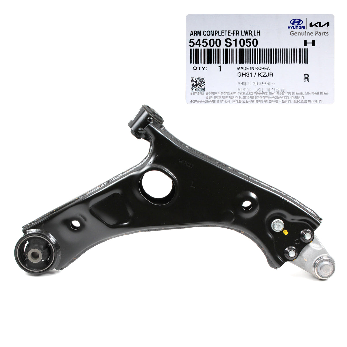 OEM Control Arm Lower FRONT LEFT DRIVER for 19-20 Hyundai Santa Fe 54500S1050