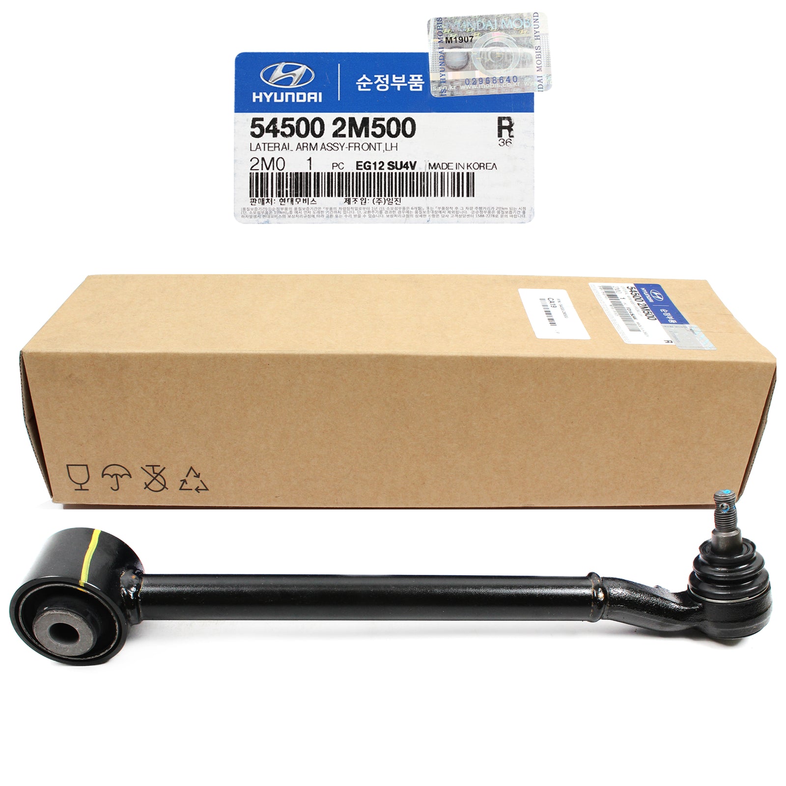 Lateral Arm Lower FRONT LH GENUINE for 13-16 Hyundai Genesis Coupe 545002M500