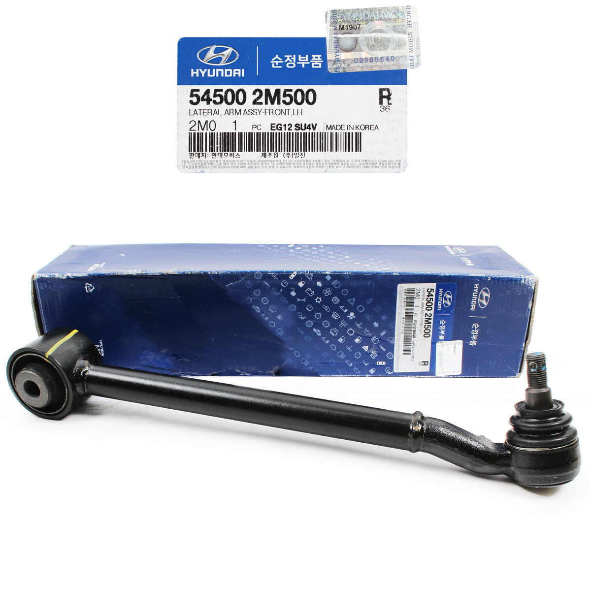 Lateral Arm Lower FRONT LH GENUINE for 13-16 Hyundai Genesis Coupe 545002M500