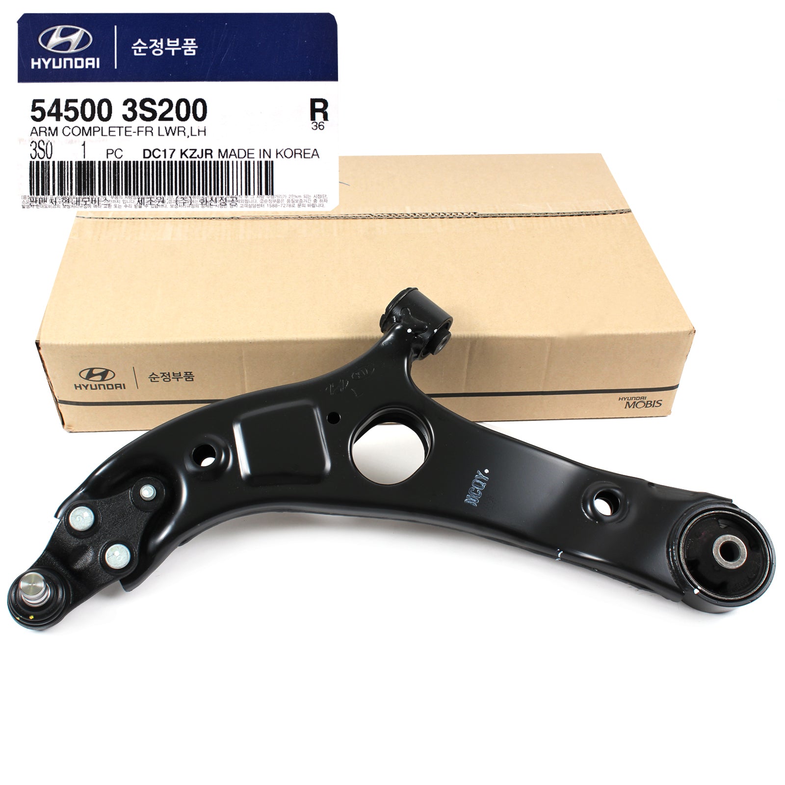 GENUINE Control Arm FRONT LOWER LEFT for 12-15 Azera Sonata Amanti 545003S200