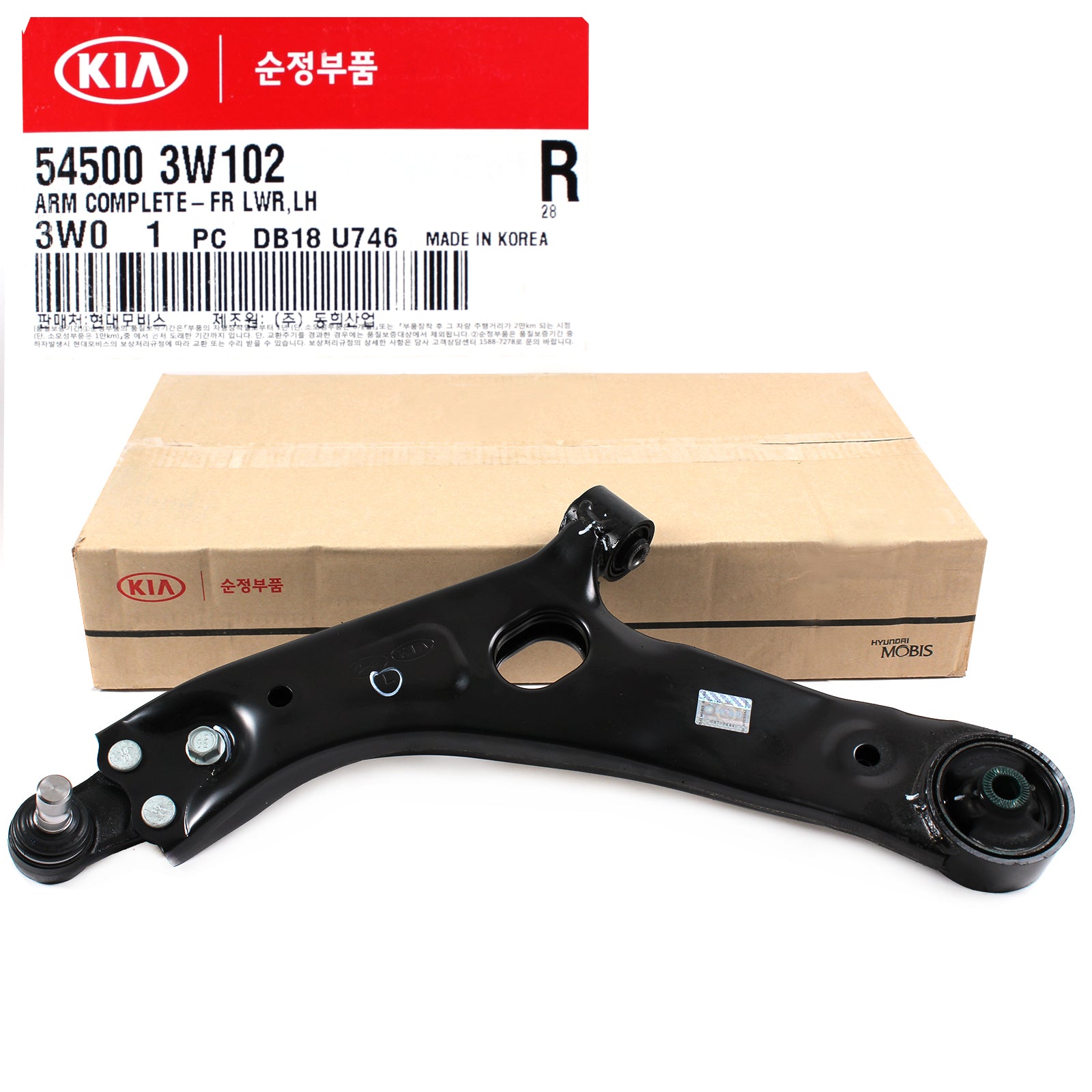 GENUINE Control Arm Lower FRONT LEFT LH for 11-13 Kia Sportage 545003W102