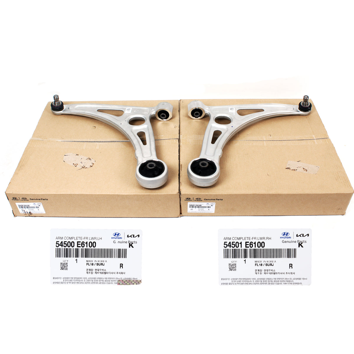 GENUINE Control Arm FRONT LEFT &amp; RIGHT for 16-20 Sonata Optima Hybrid 54501E6100