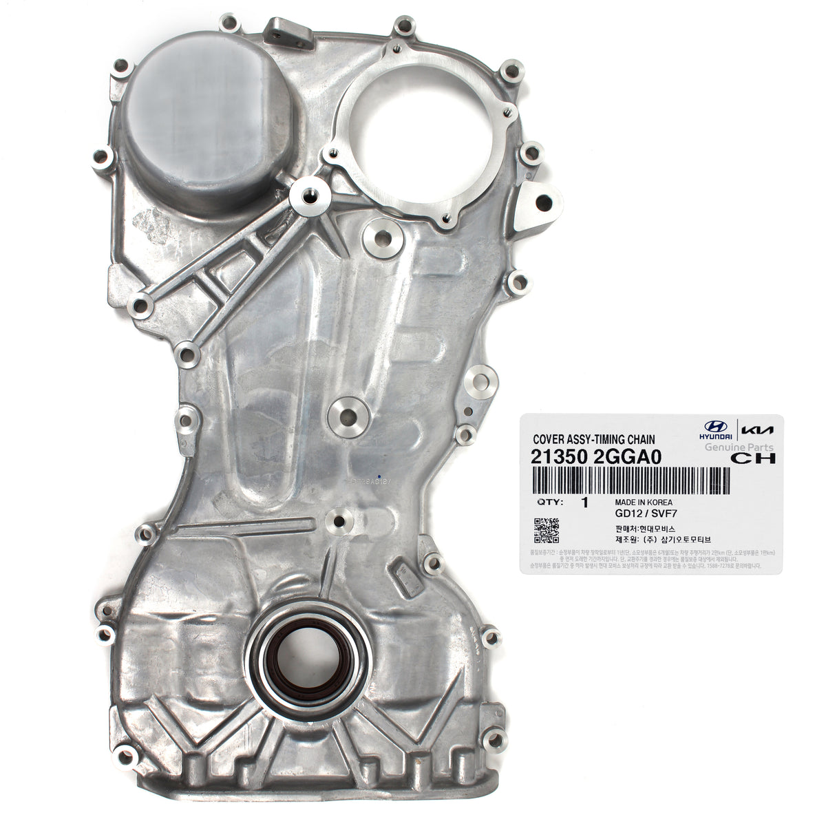 GENUINE Timing Chain Cover for 15-17 Santa Fe Optima Sorento OEM 213502GGA0