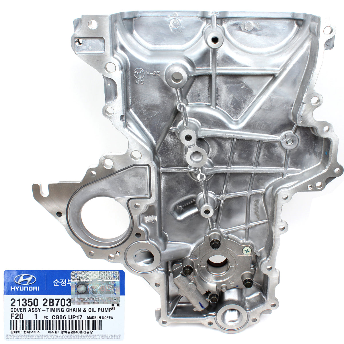 GENUINE Timing Chain Cover for 2012-2020 Hyundai Kia 1.6L OEM 213502B702