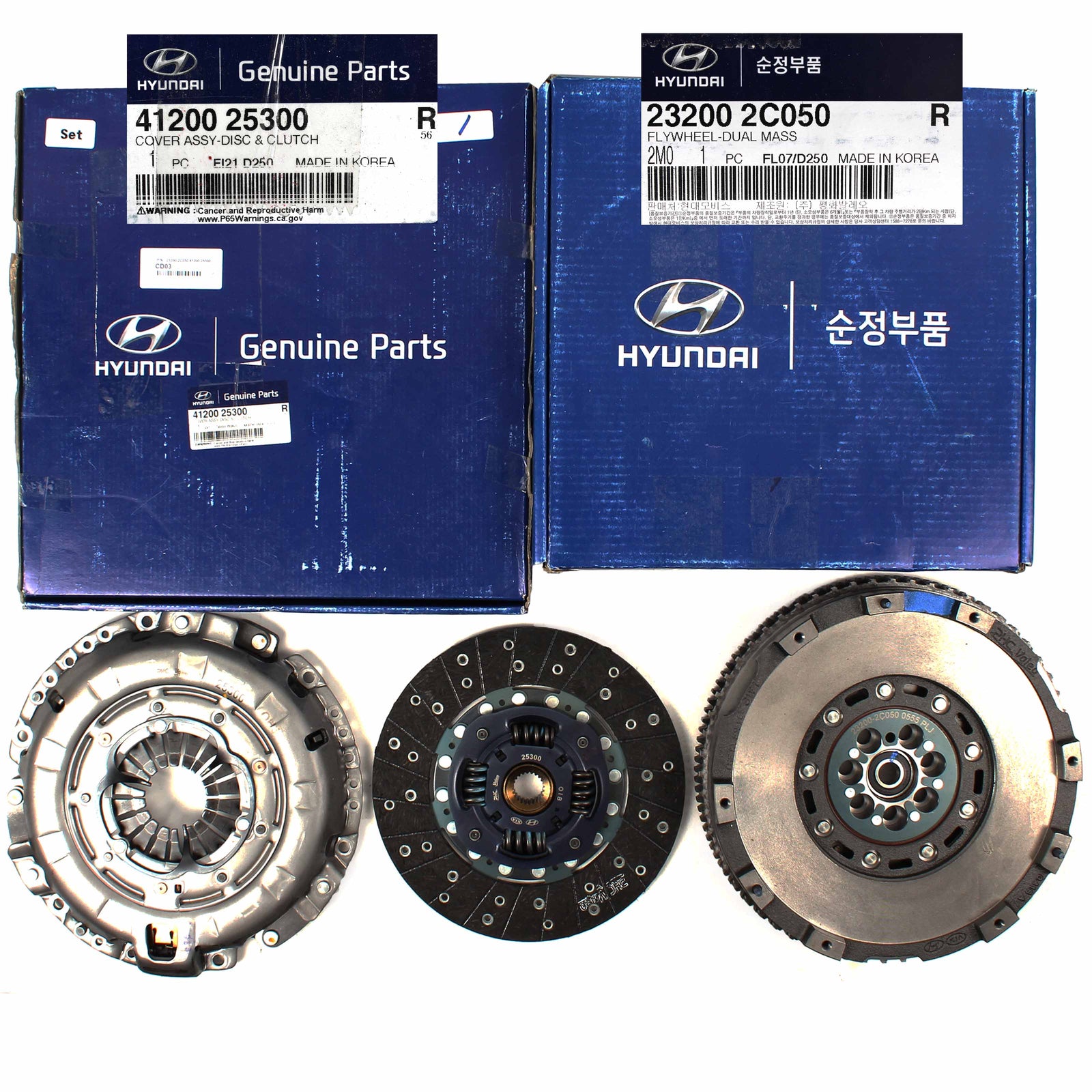 GENUINE Flywheel Dual Mass Clutch Kit for 2013 2014 Hyundai Genesis Coupe 2.0L