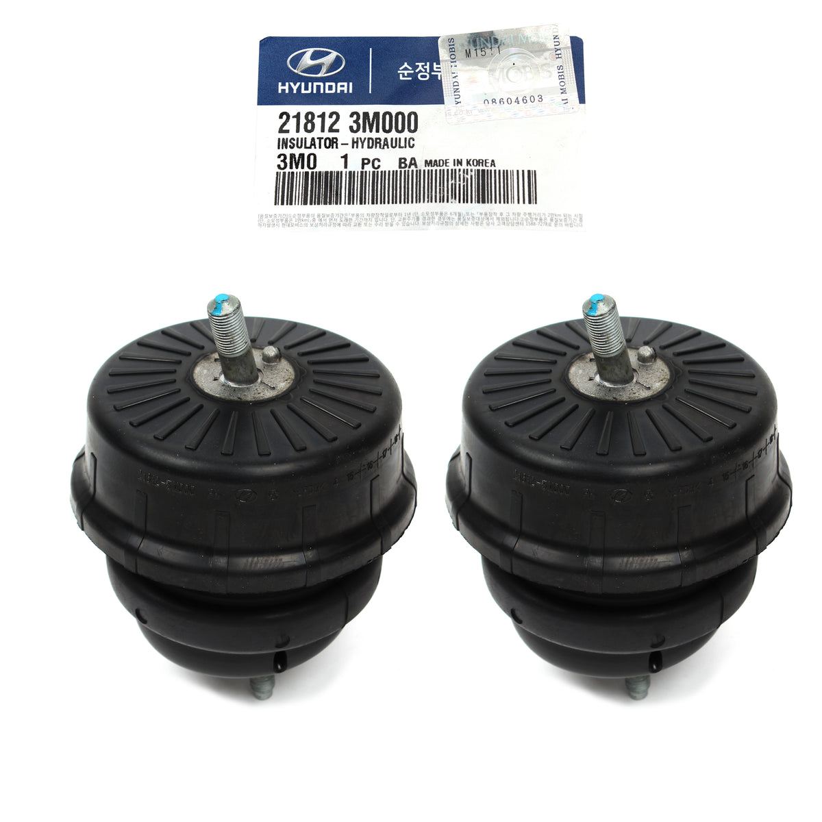 GENUINE Engine Mounts 2PCS for 09-12 Hyundai Genesis / Coupe 3.8L 218123M000