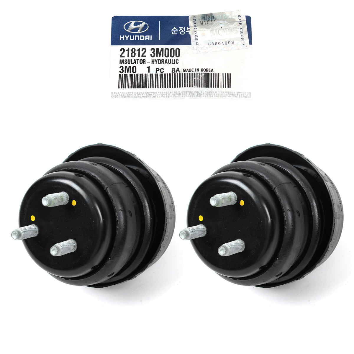 GENUINE Engine Mounts 2PCS for 09-12 Hyundai Genesis / Coupe 3.8L 218123M000