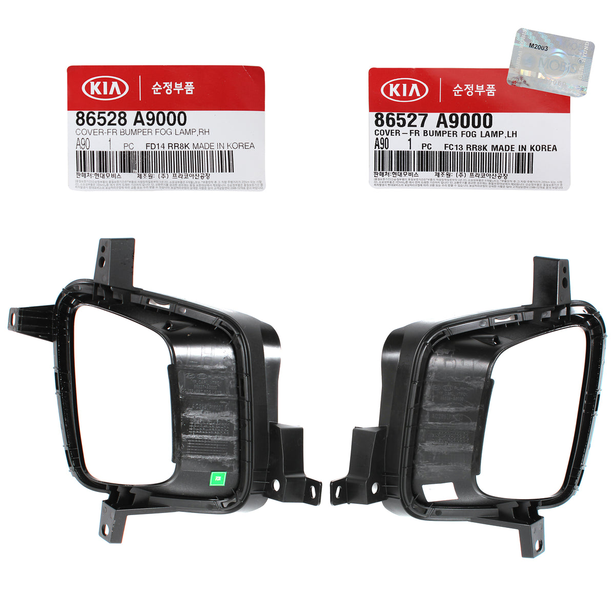 GENUINE Fog Light Cover Bezel  LEFT &amp; RIGHT for 15-18 Kia Sedona 86527A9000