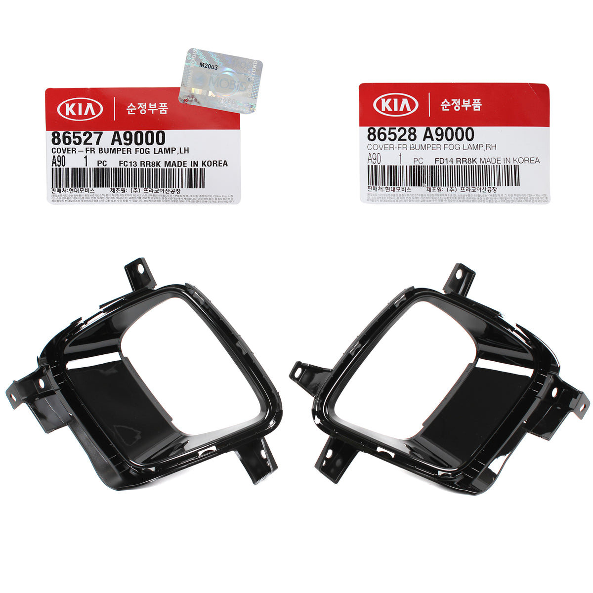 GENUINE Fog Light Cover Bezel  LEFT &amp; RIGHT for 15-18 Kia Sedona 86527A9000