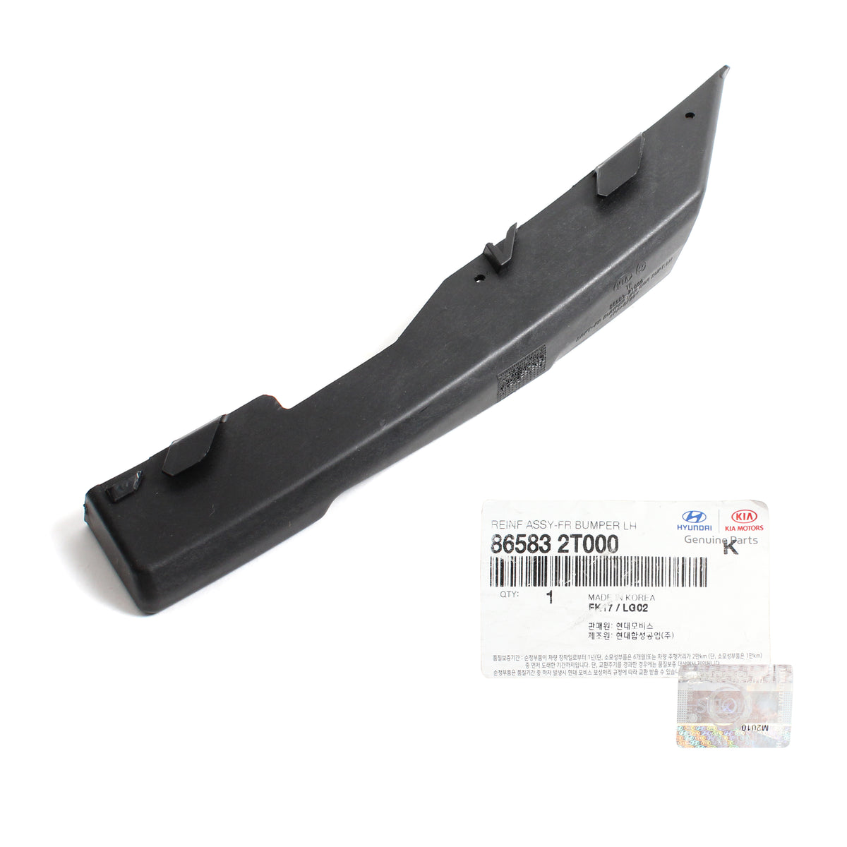 Front Bumper Bracket LEFT DRIVER Side GENUINE for 11-13 Kia Optima 865832T000