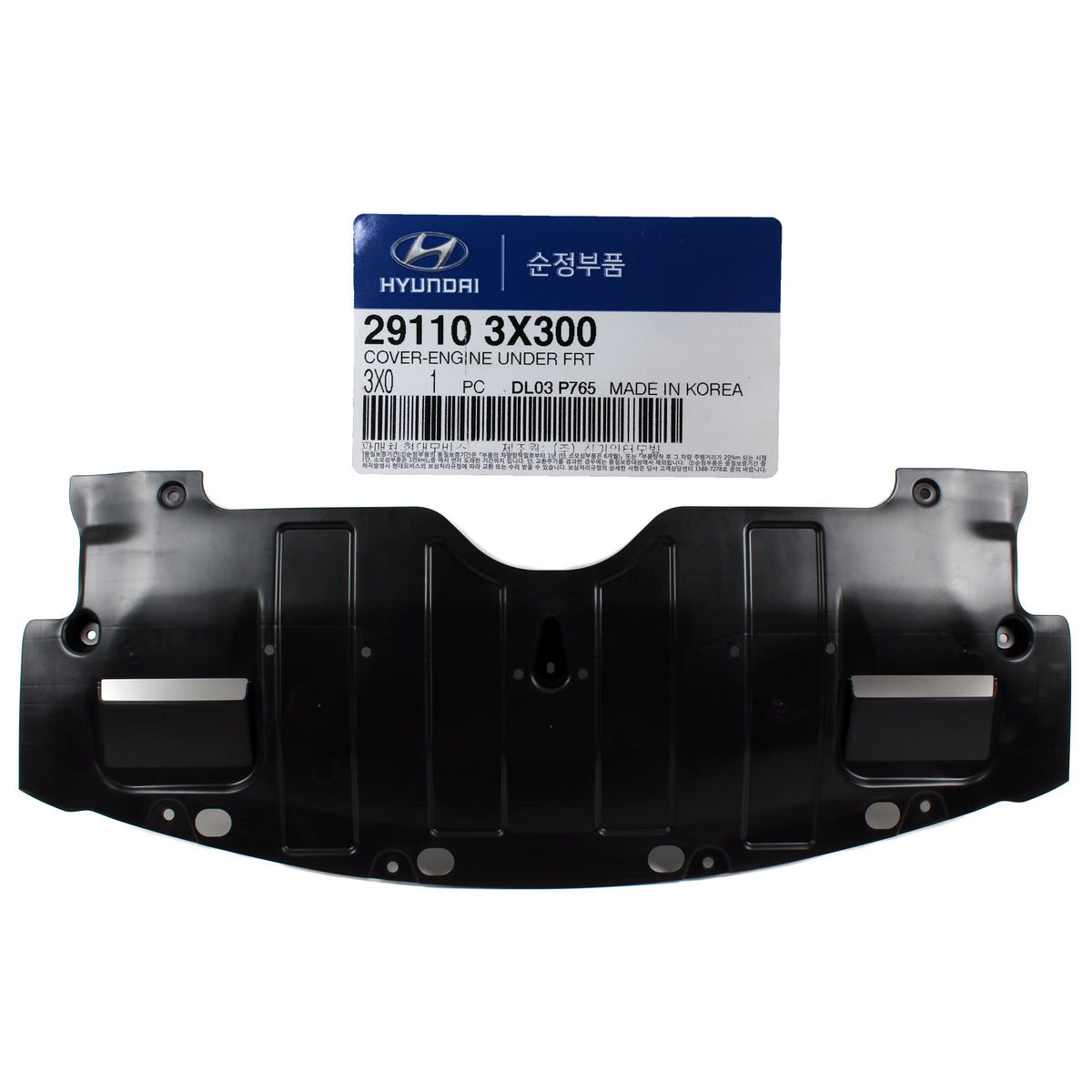 GENUINE Front Engine Under Cover for 2013 2014 Hyundai Elantra Coupe 291103X300