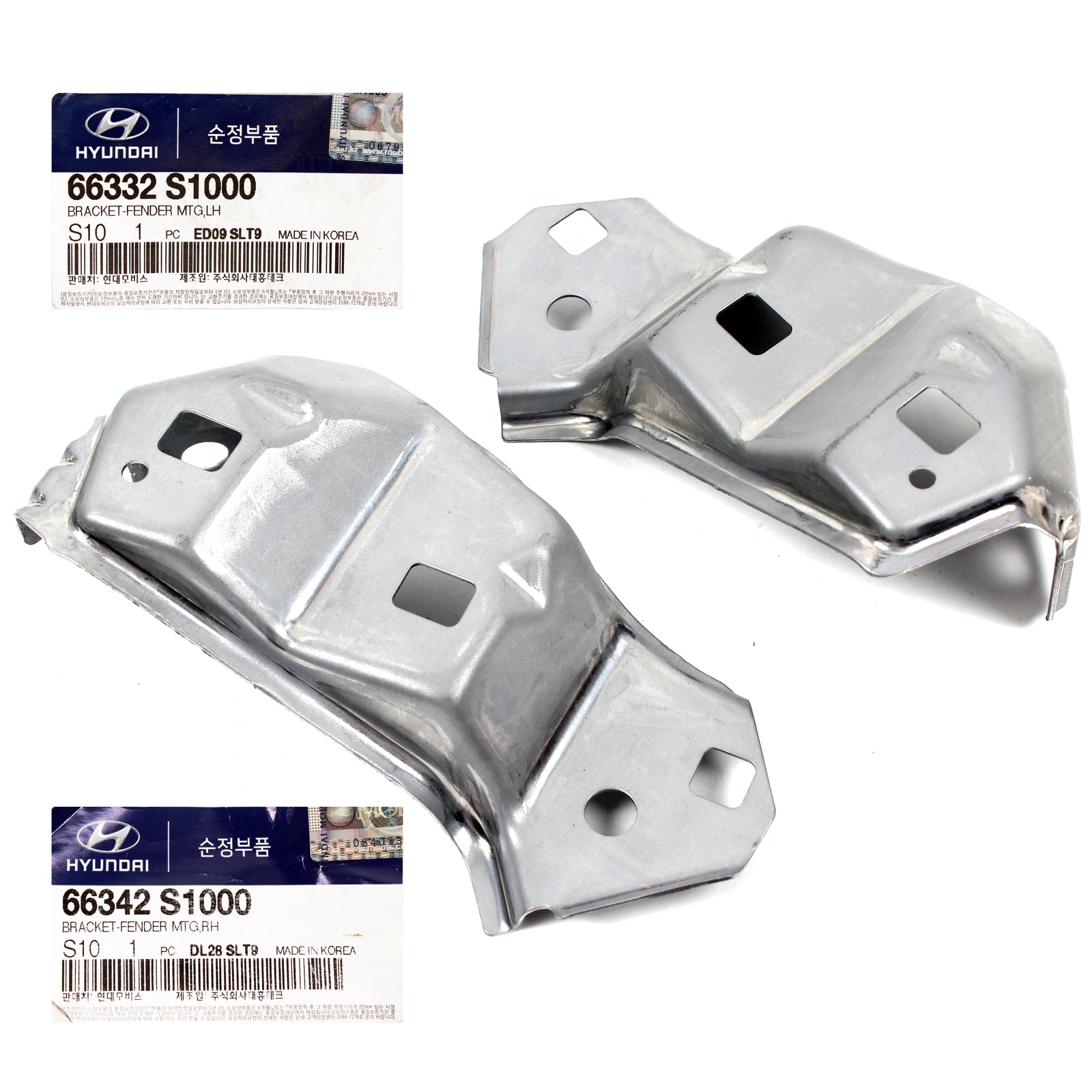 GENUINE Front Bumper Fender Bracket LEFT & RIGHT for 19-20 Hyundai Santa Fe