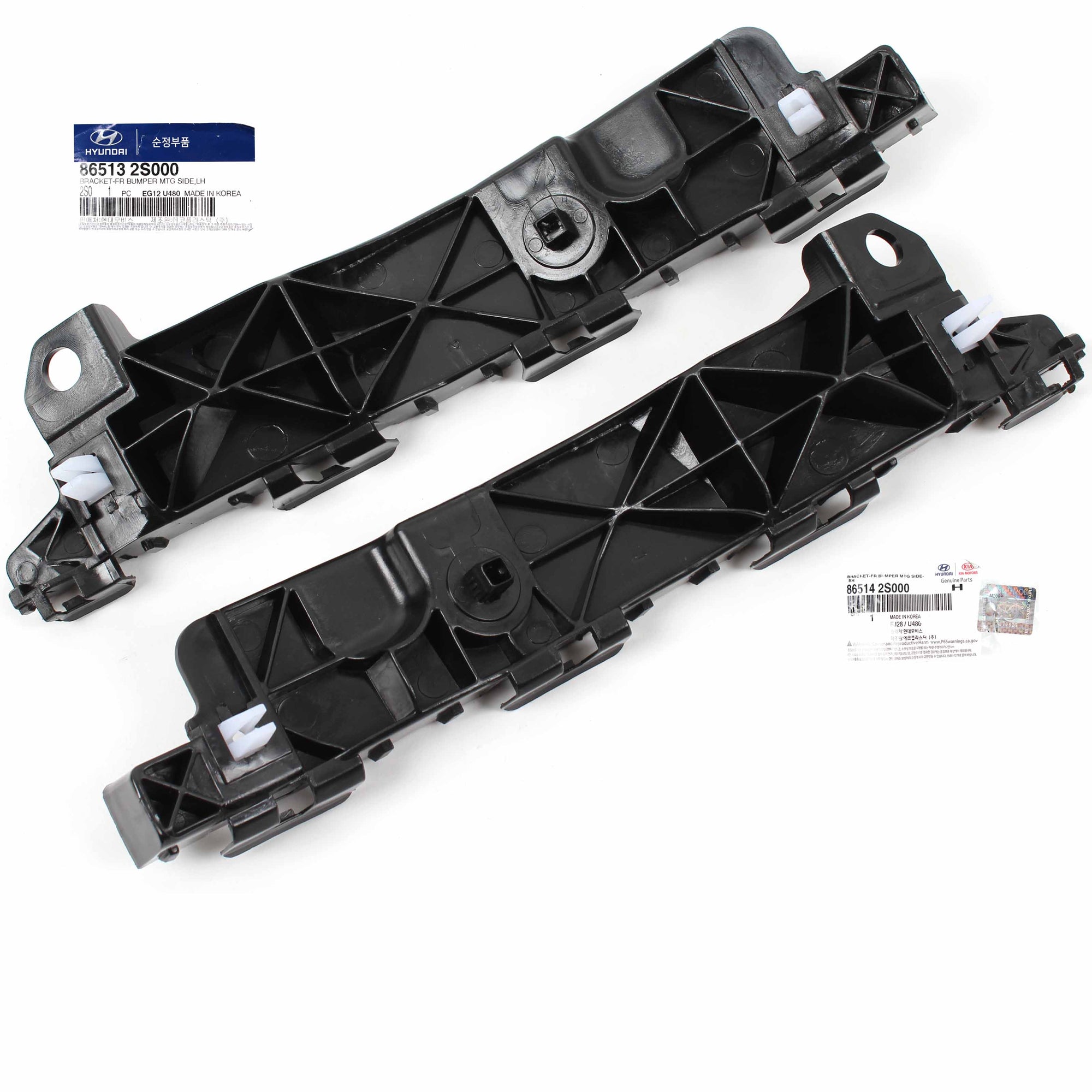 GENUINE Front Bumper Bracket LEFT & RIGHT for 11-15 Hyundai Tucson 865142S000