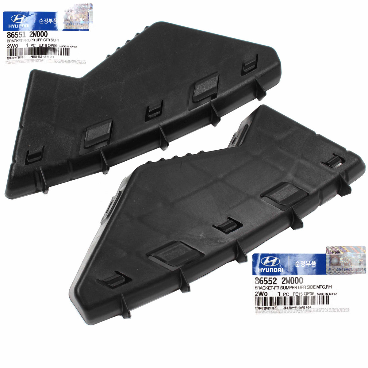 GENUINE Front Bumper Bracket LEFT &amp; RIGHT for 2013-2019 Santa Fe 865522W000