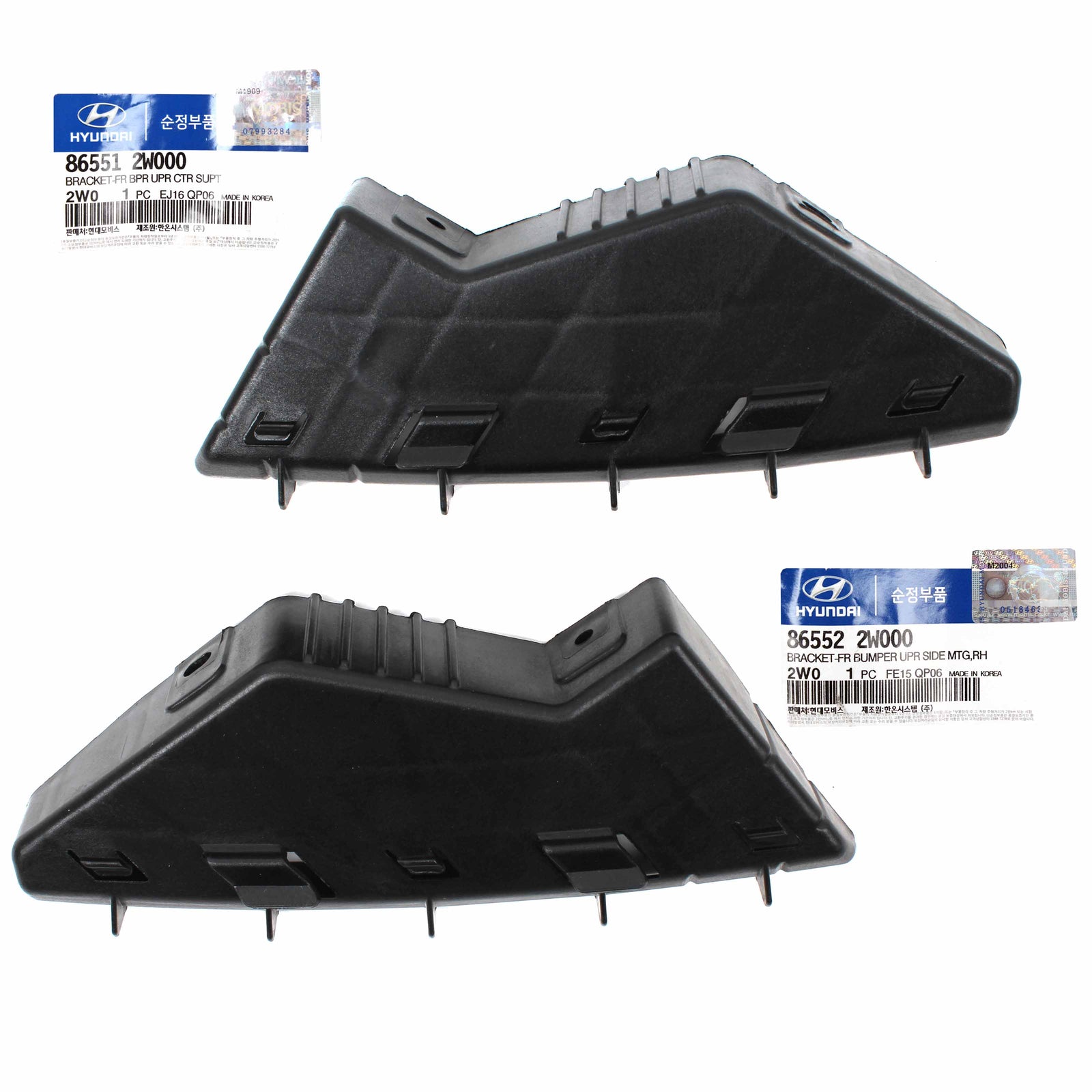 GENUINE Front Bumper Bracket LEFT & RIGHT for 2013-2019 Santa Fe 865522W000