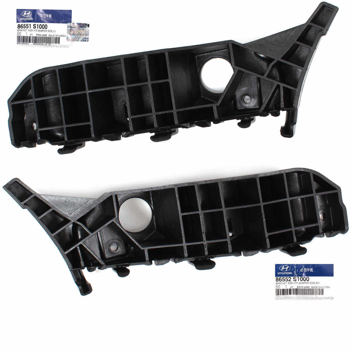 GENUINE Front Bumper Bracket LEFT &amp; RIGHT for 2019-2020 Santa Fe 86552S1000