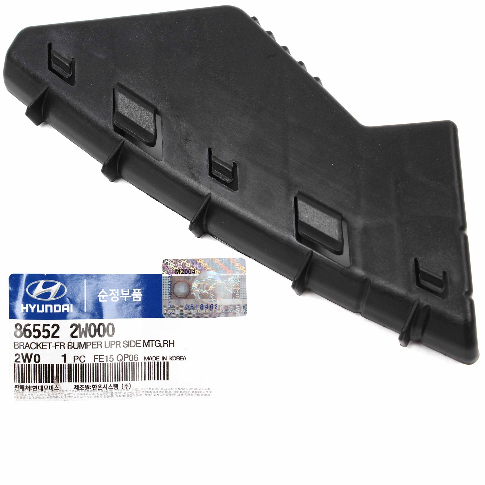 Front Bumper Bracket RIGHT PASSENGER GENUINE for 2013-2019 Santa Fe 865522W000