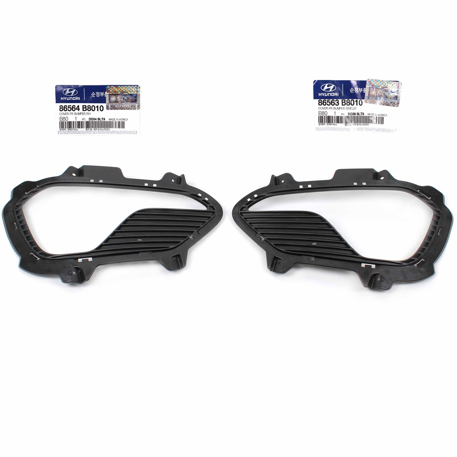 GENUINE Fog Light Cover Bezel LEFT & RIGHT for 13-16 Santa Fe XL 86564B8010