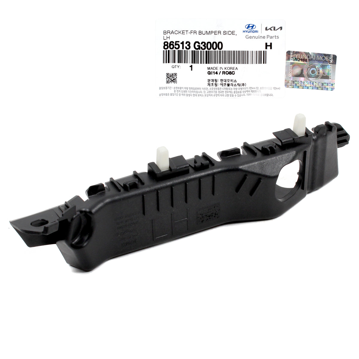 GENUINE Front Bumper Bracket LEFT DRIVER for 18-20 Hyundai Elantra GT 86513G3000