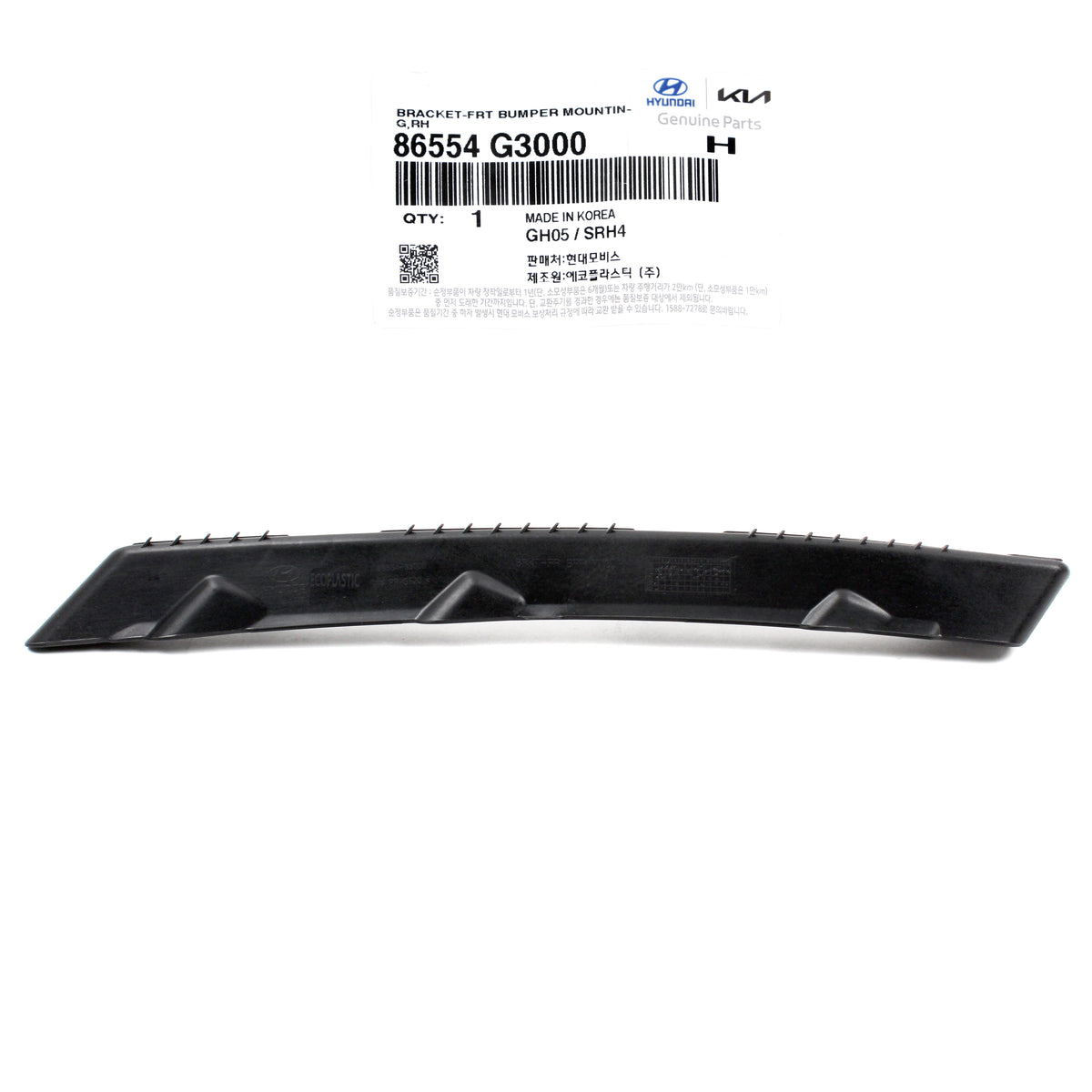 GENUINE Hyundai Elantra GT 2018-2020 for Front Bumper Bracket RIGHT 86554G3000