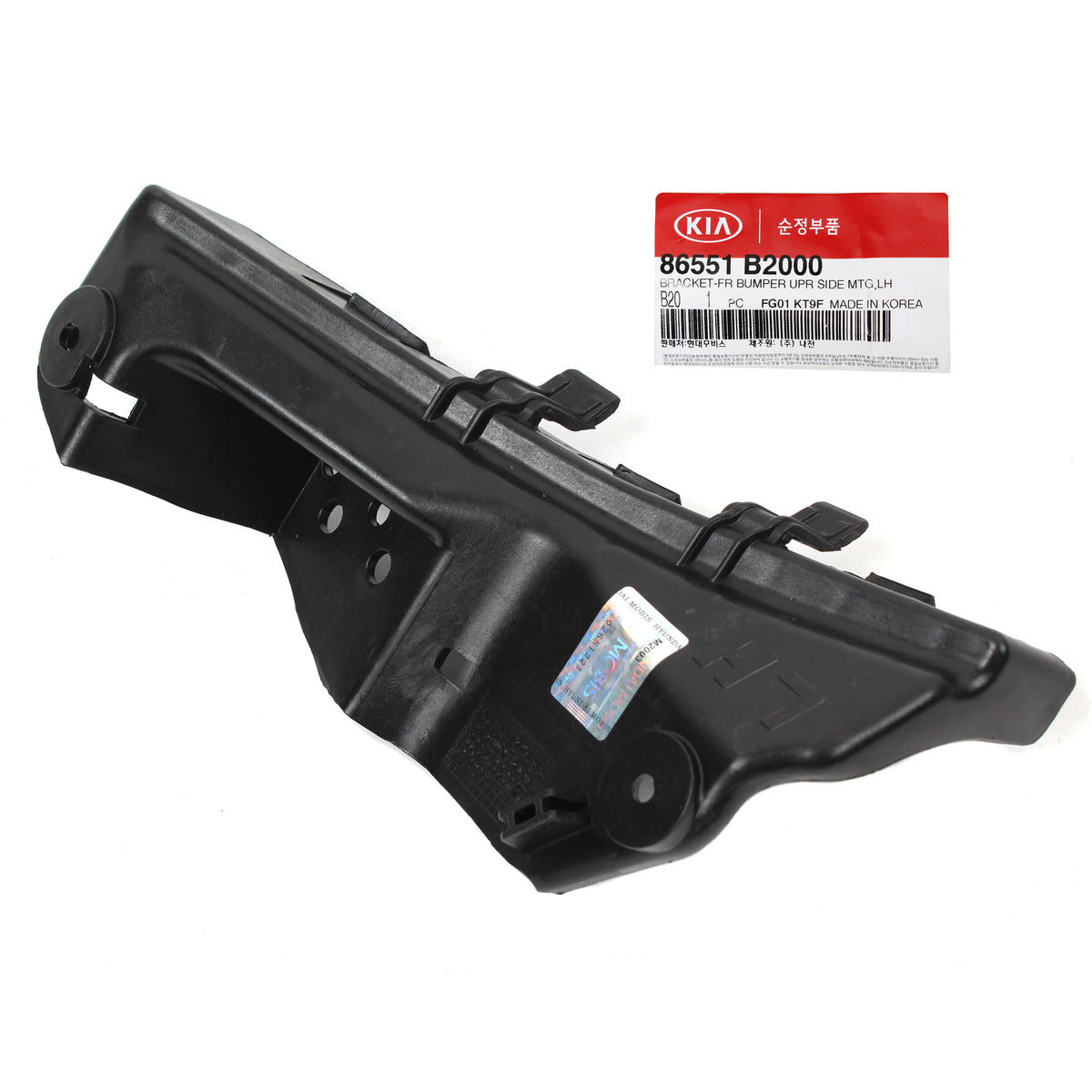 86552b2000 GENUINE Front Bumper Upper Bracket LEFT DRIVER for 14-19 Kia Soul 8655 ...