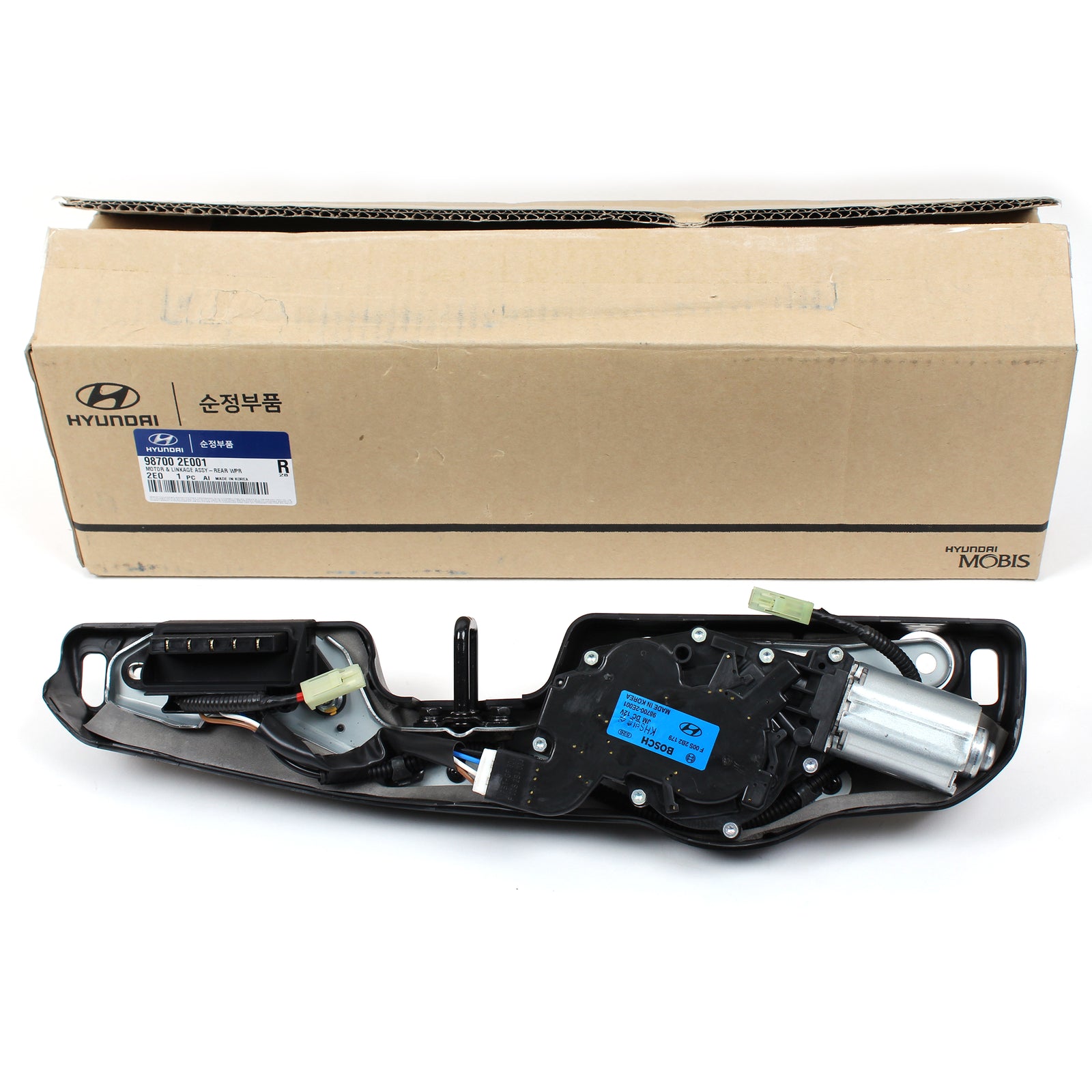 987002E001 GENUINE Windshield Wiper Motor REAR for 05-09 Hyundai Tucson OEM