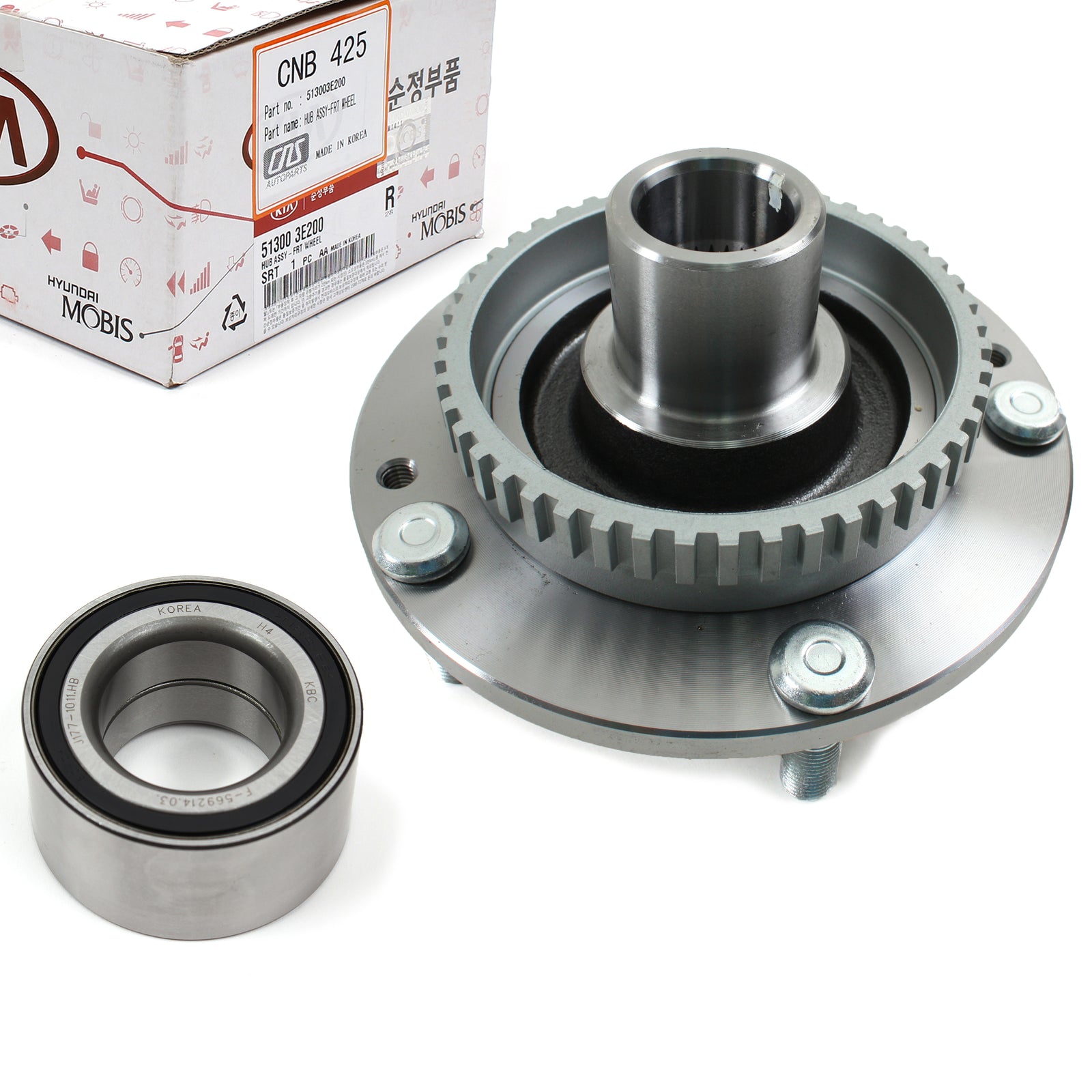 GENUINE Wheel Hub & Bearing Kit Front Fits 2003-2009 Kia Sorento OEM 513003E200