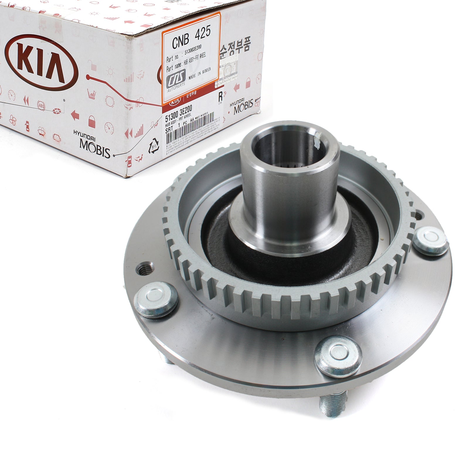 GENUINE Wheel Hub 4WD ABS Front Fits 2003-2009 Kia Sorento OEM 513003E200