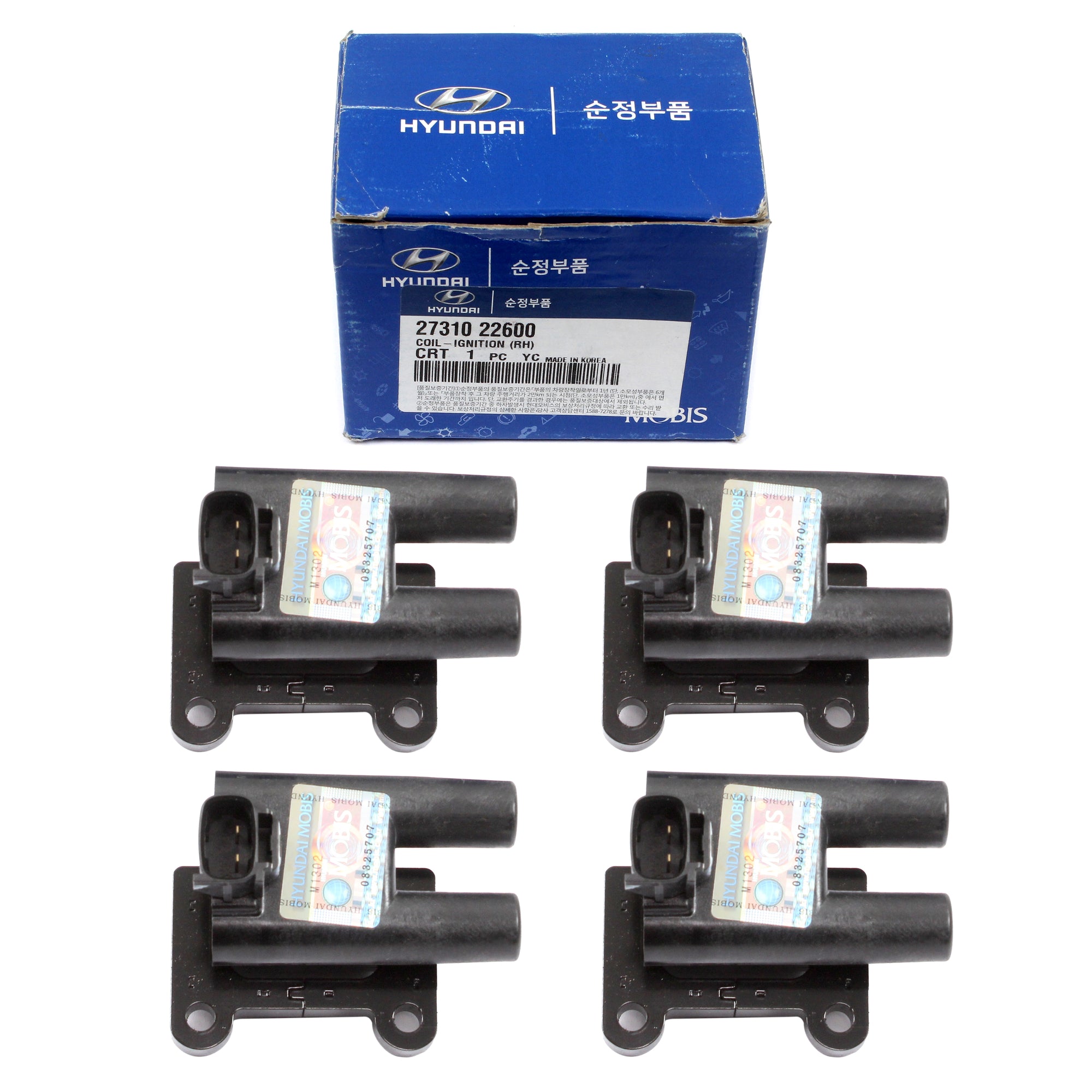 GENUINE 00-02 For Hyundai Accent 1.5 SOHC Ignition Coil OEM 27310-22600 SET OF 4
