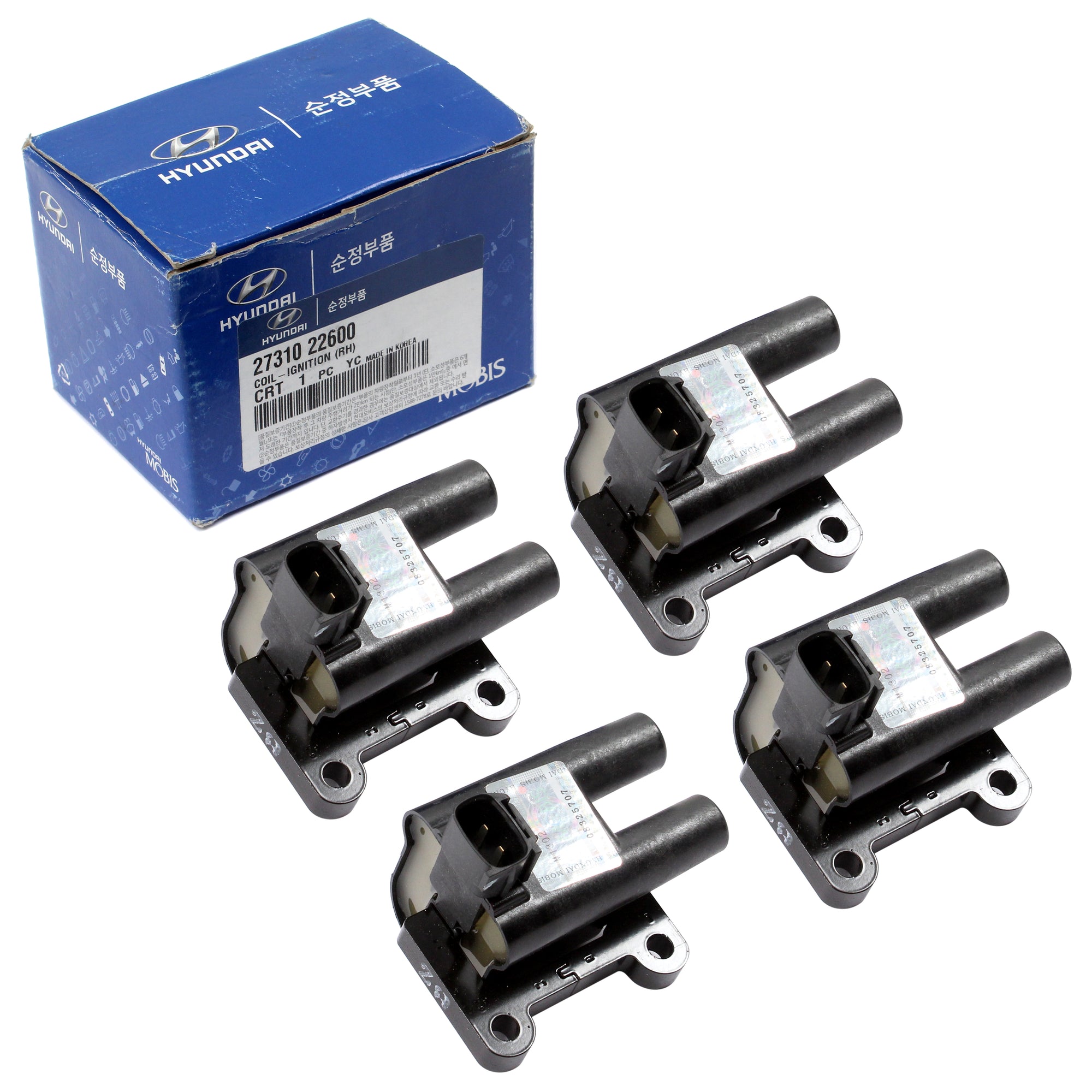GENUINE 00-02 For Hyundai Accent 1.5 SOHC Ignition Coil OEM 27310-22600 SET OF 4
