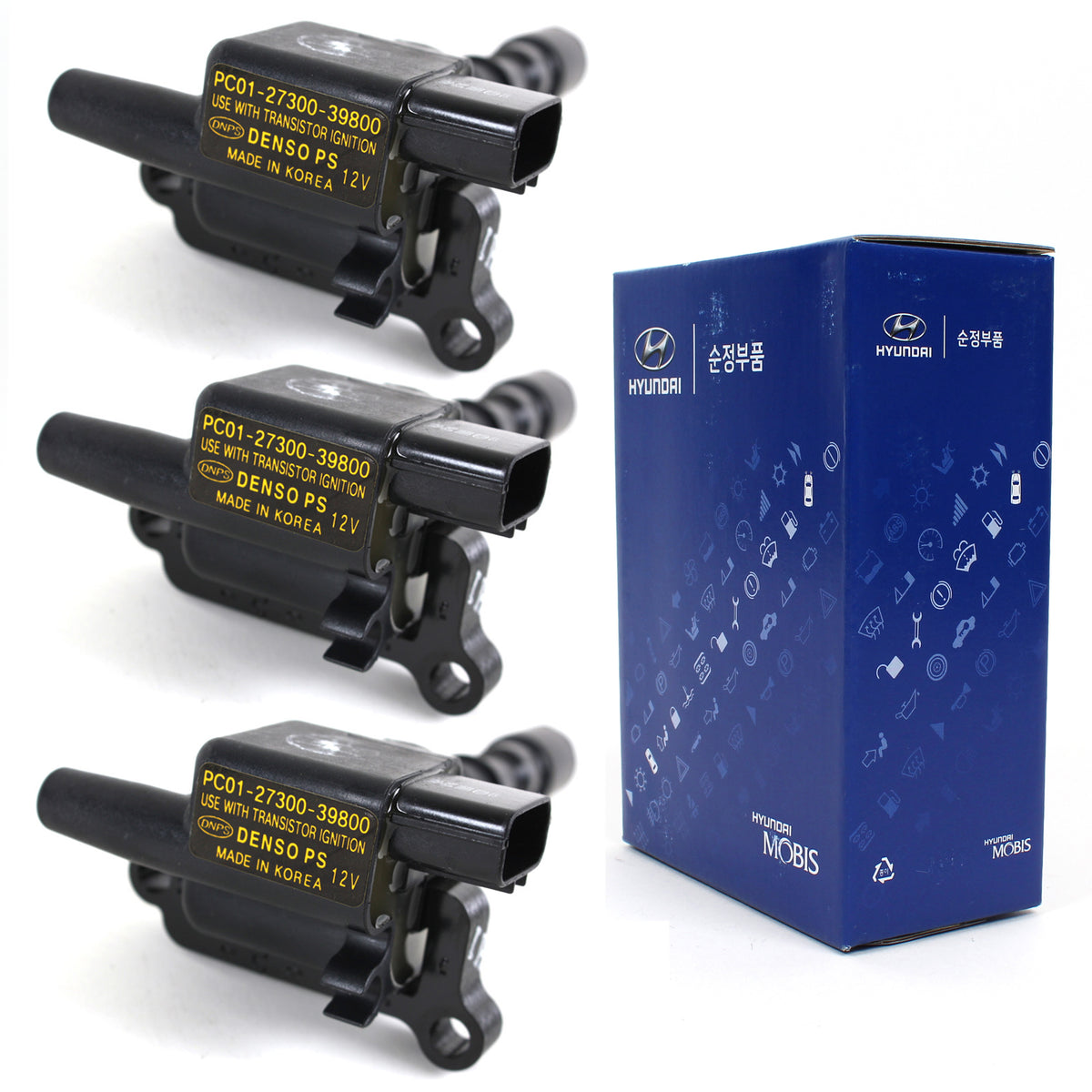 GENUINE Ignition Coil 3pcs Fits 2003-2006 Kia Sorento 3.5L OEM 27300-39800