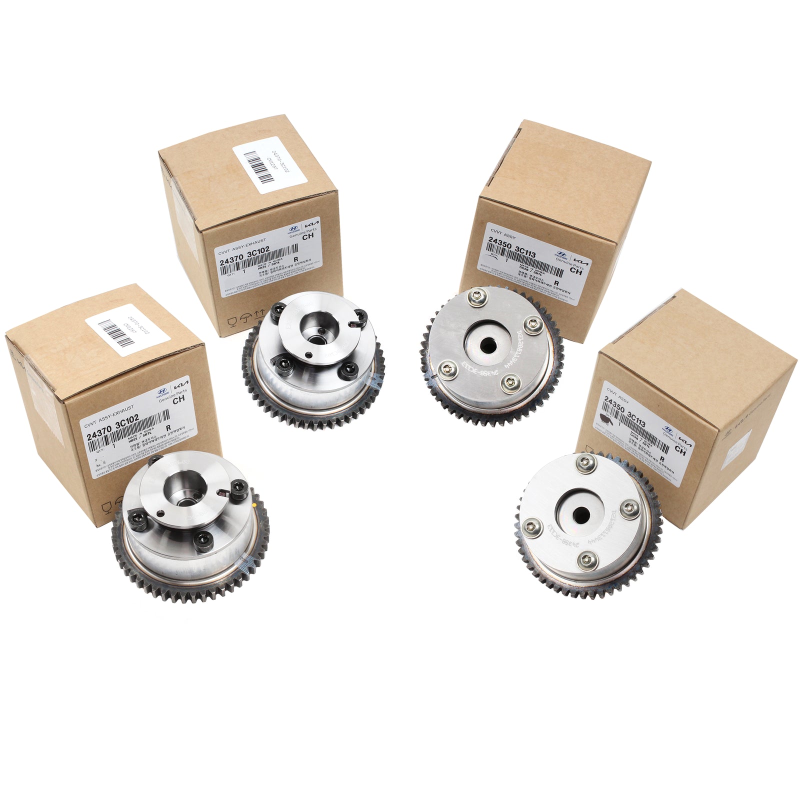 GENUINE CVVT Intake Exhaust Gear for 11-13 Azera Genesis Coupe Sedona Sorento
