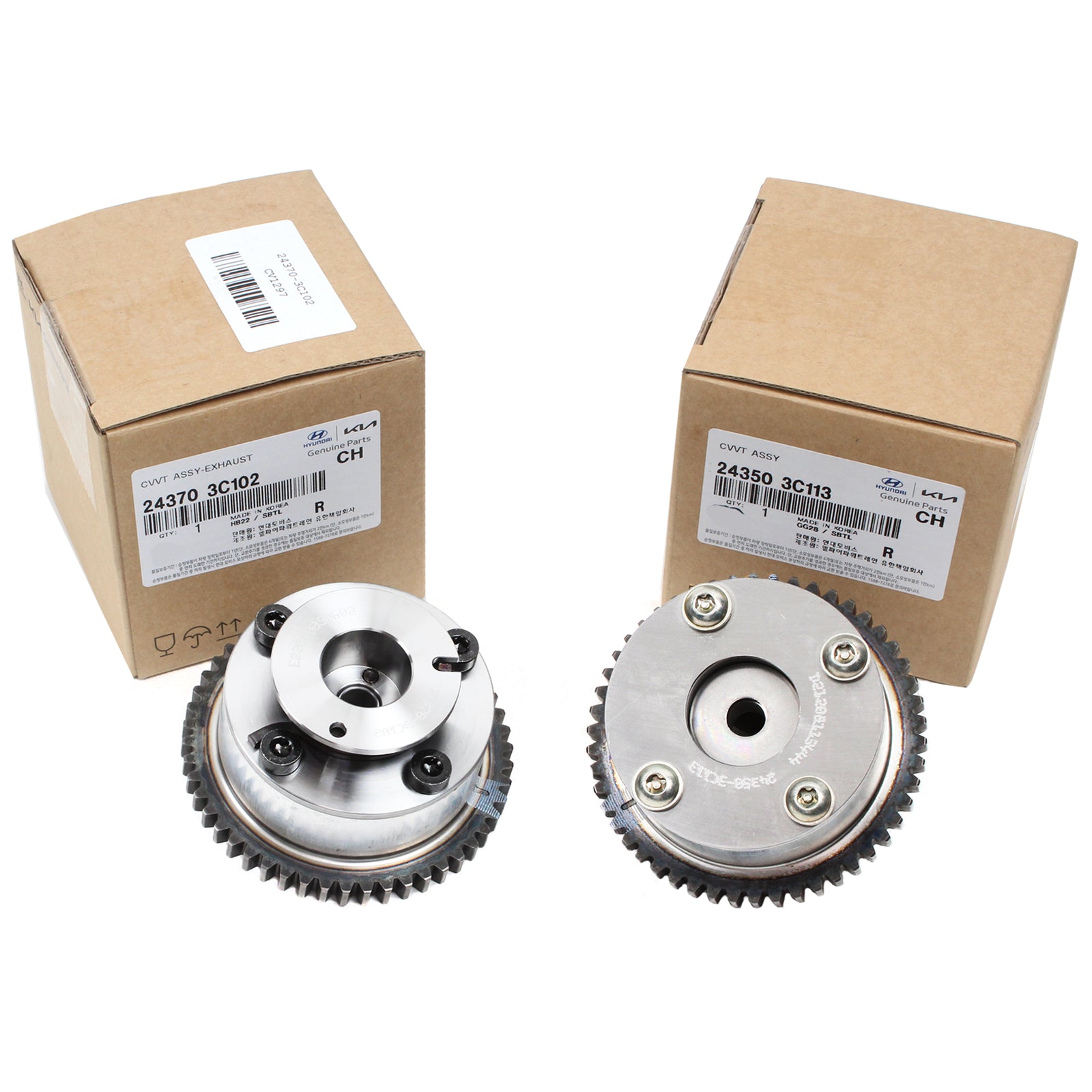 GENUINE CVVT Gear Set for 2011-2013 Azera Genesis Coupe Sedona Sorento V6